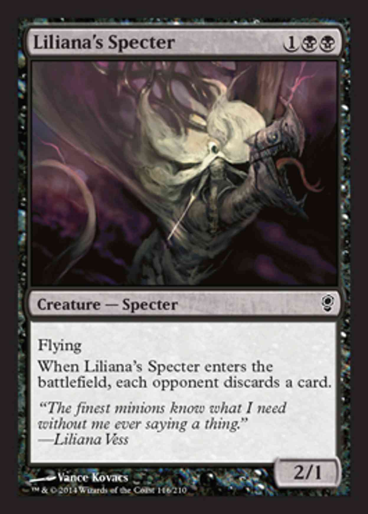 Liliana's Specter magic card front