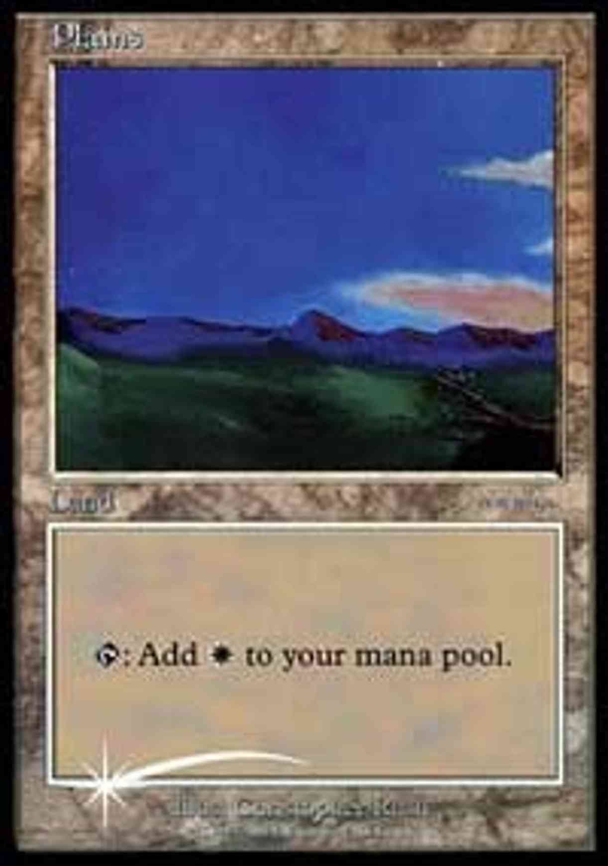 Plains (2001) magic card front