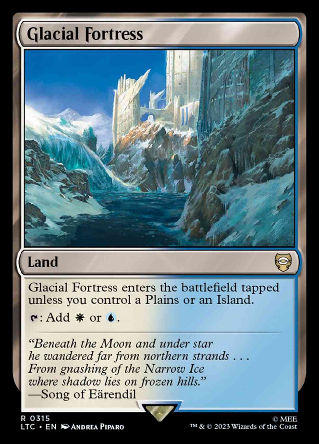 Glacial Fortress magic card front