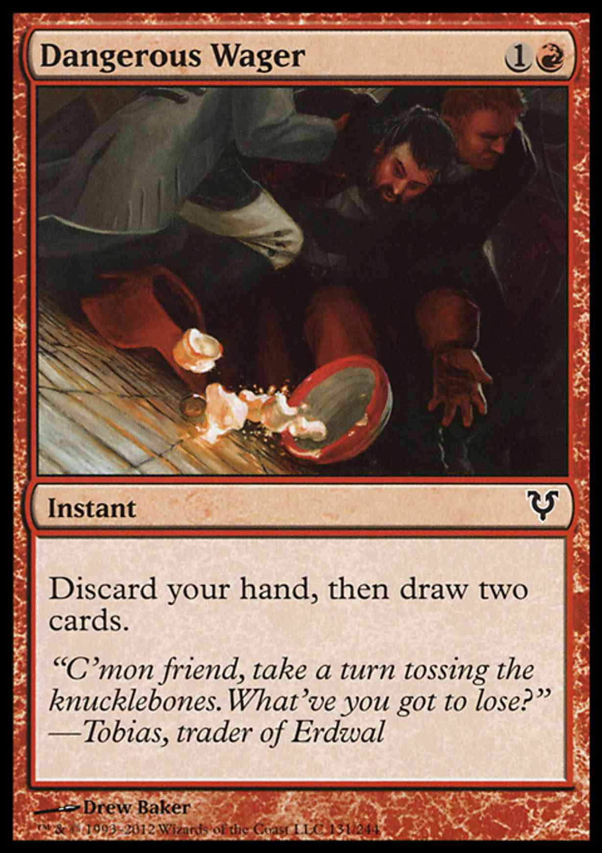 Dangerous Wager magic card front