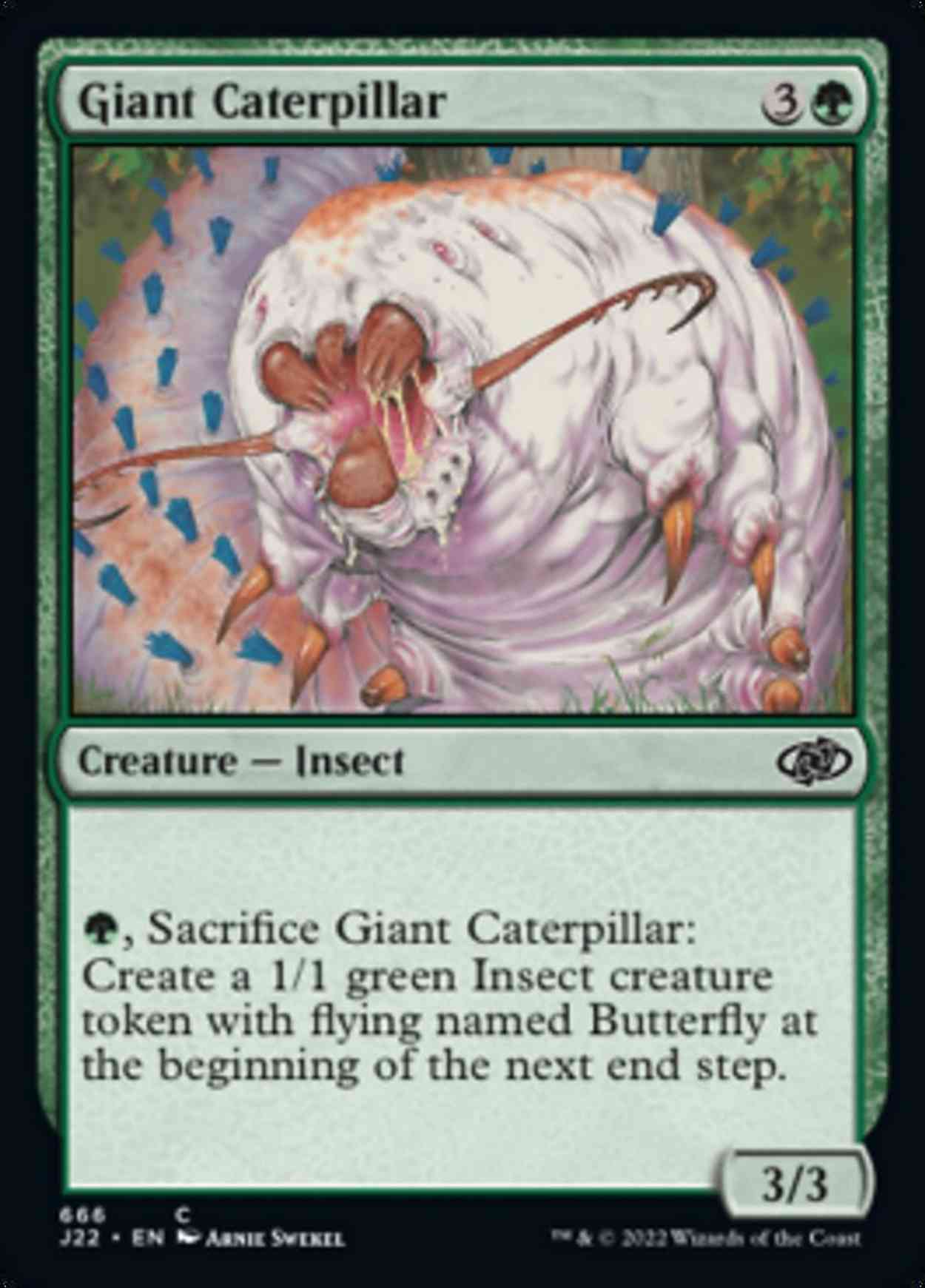 Giant Caterpillar magic card front
