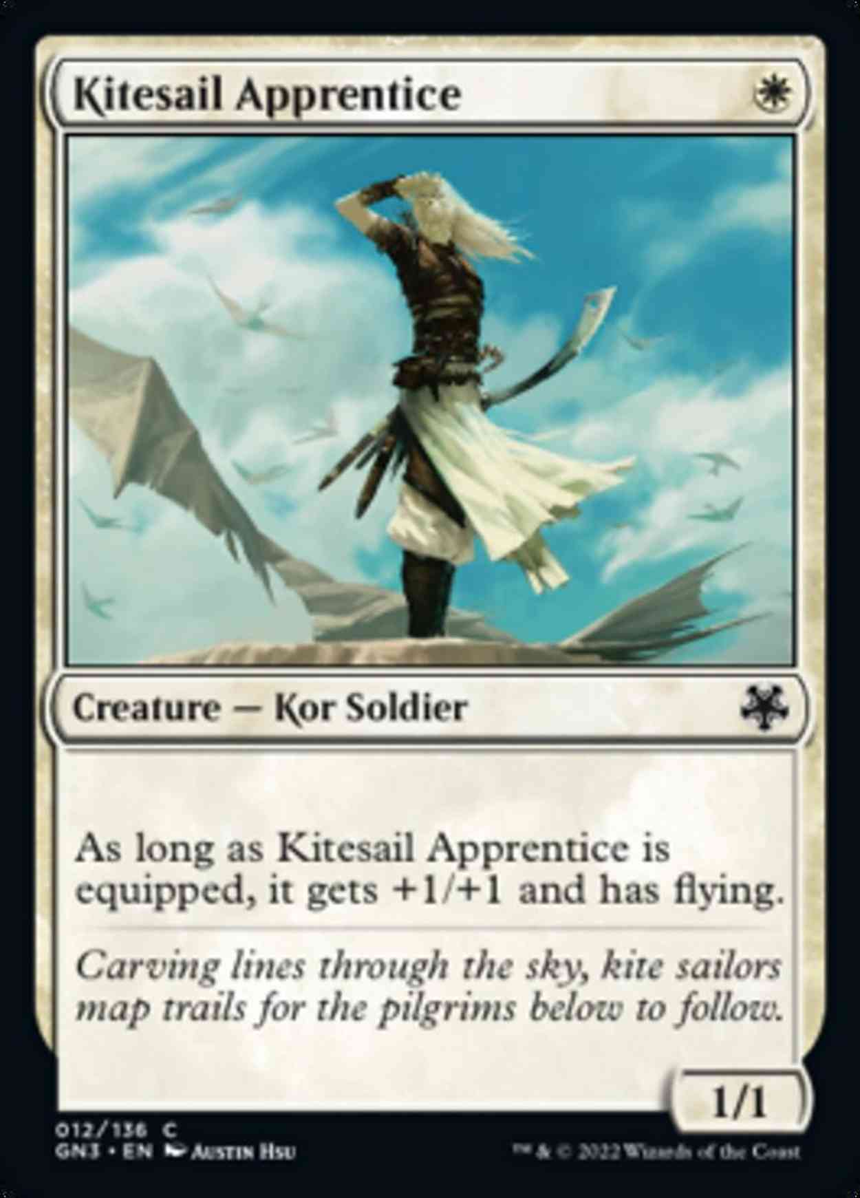 Kitesail Apprentice magic card front