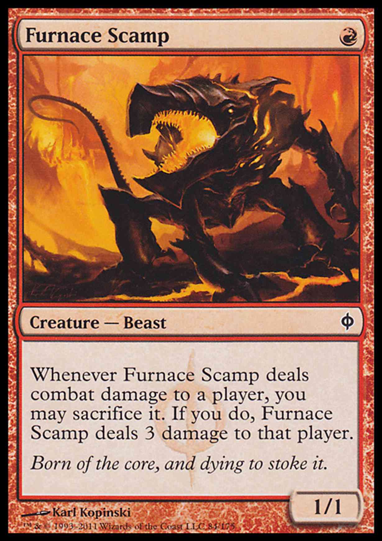 Furnace Scamp magic card front