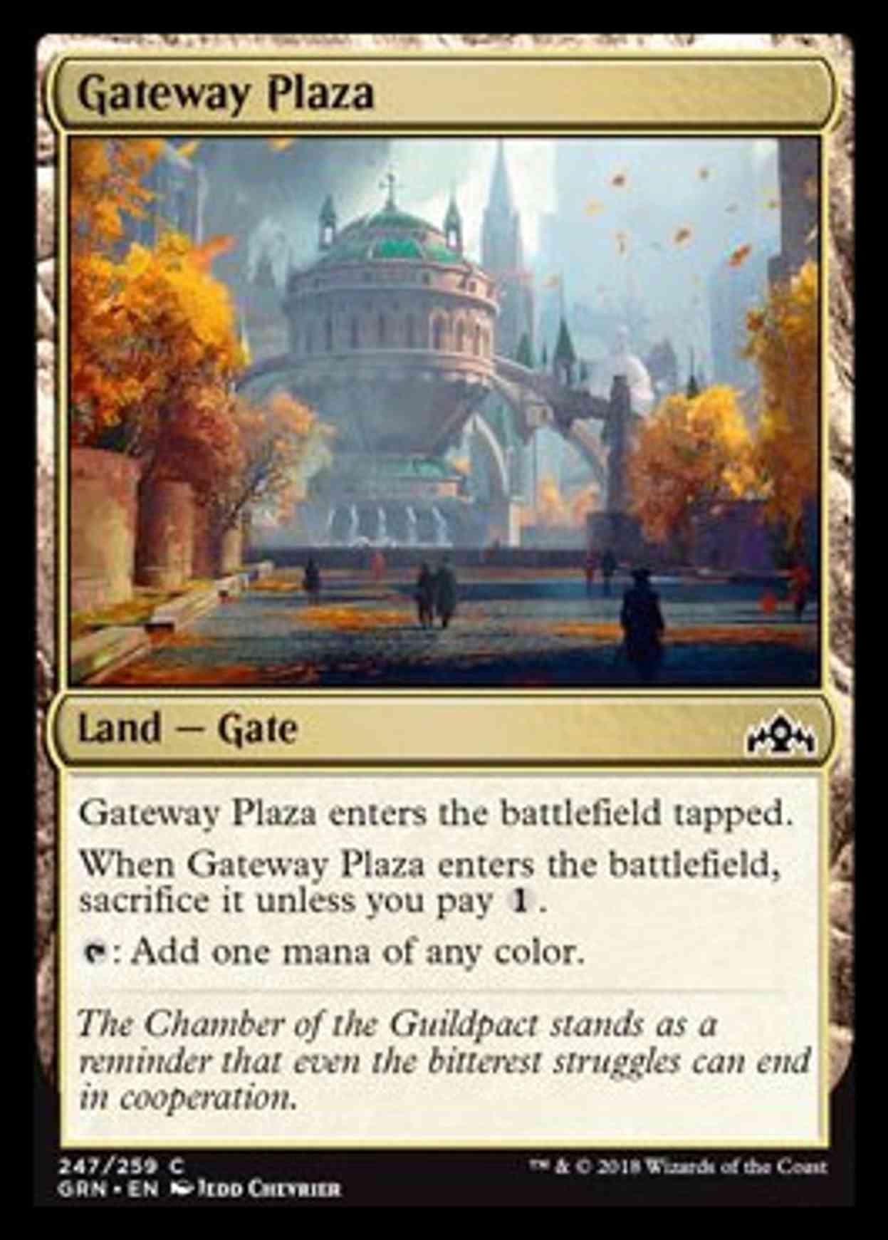 Gateway Plaza magic card front