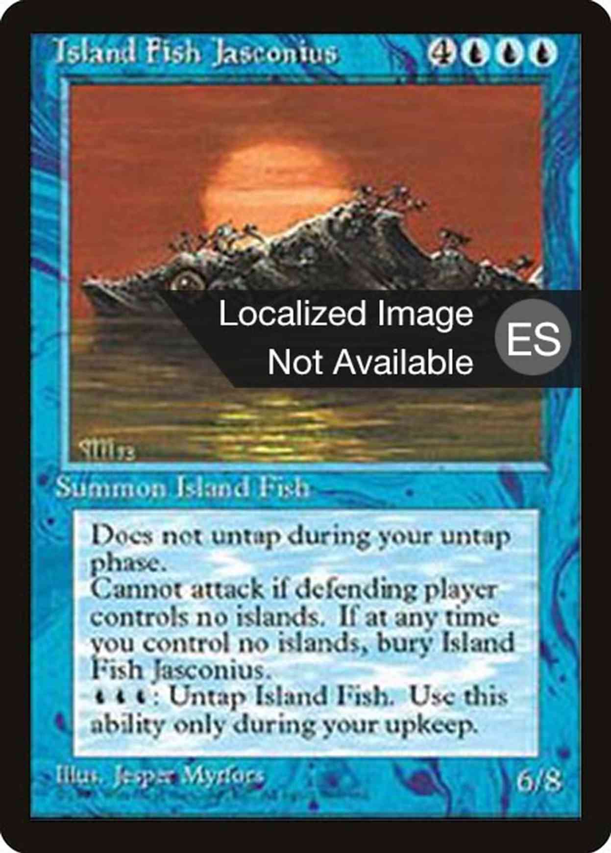 Island Fish Jasconius magic card front