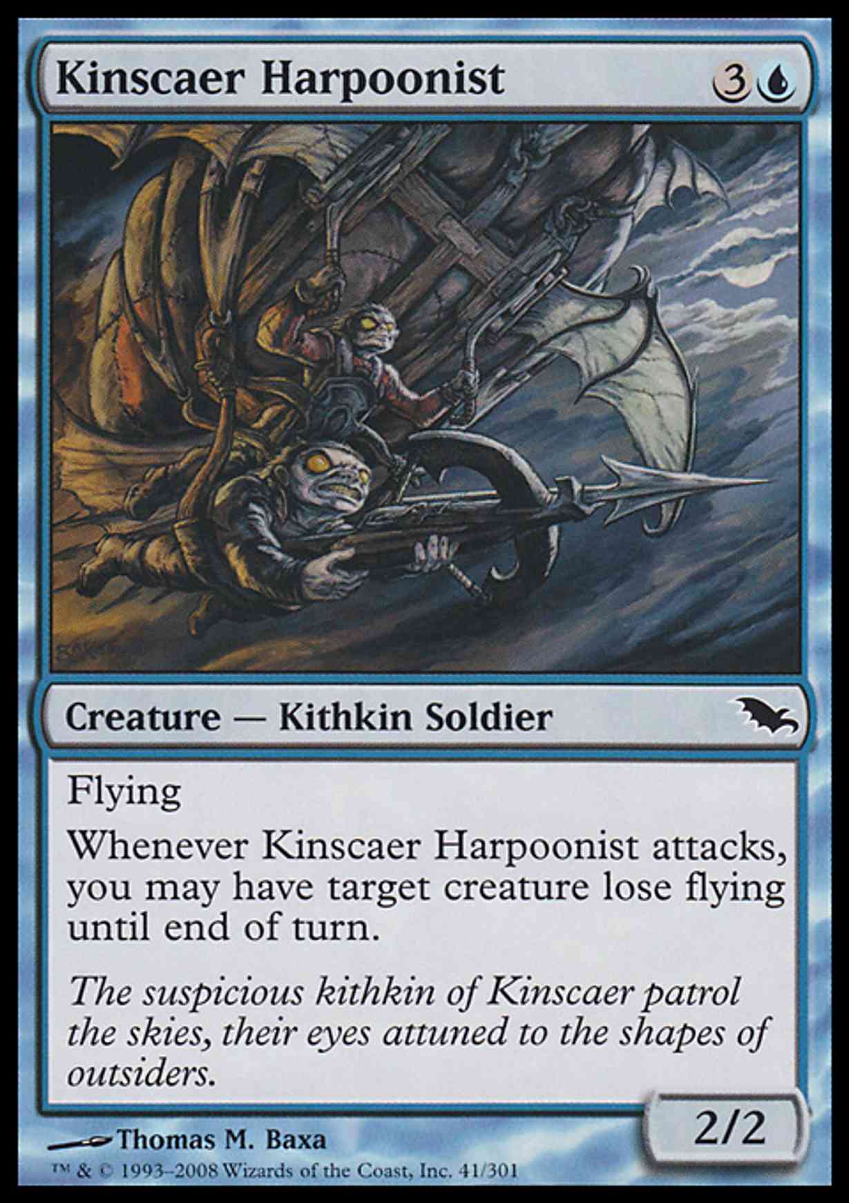 Kinscaer Harpoonist magic card front