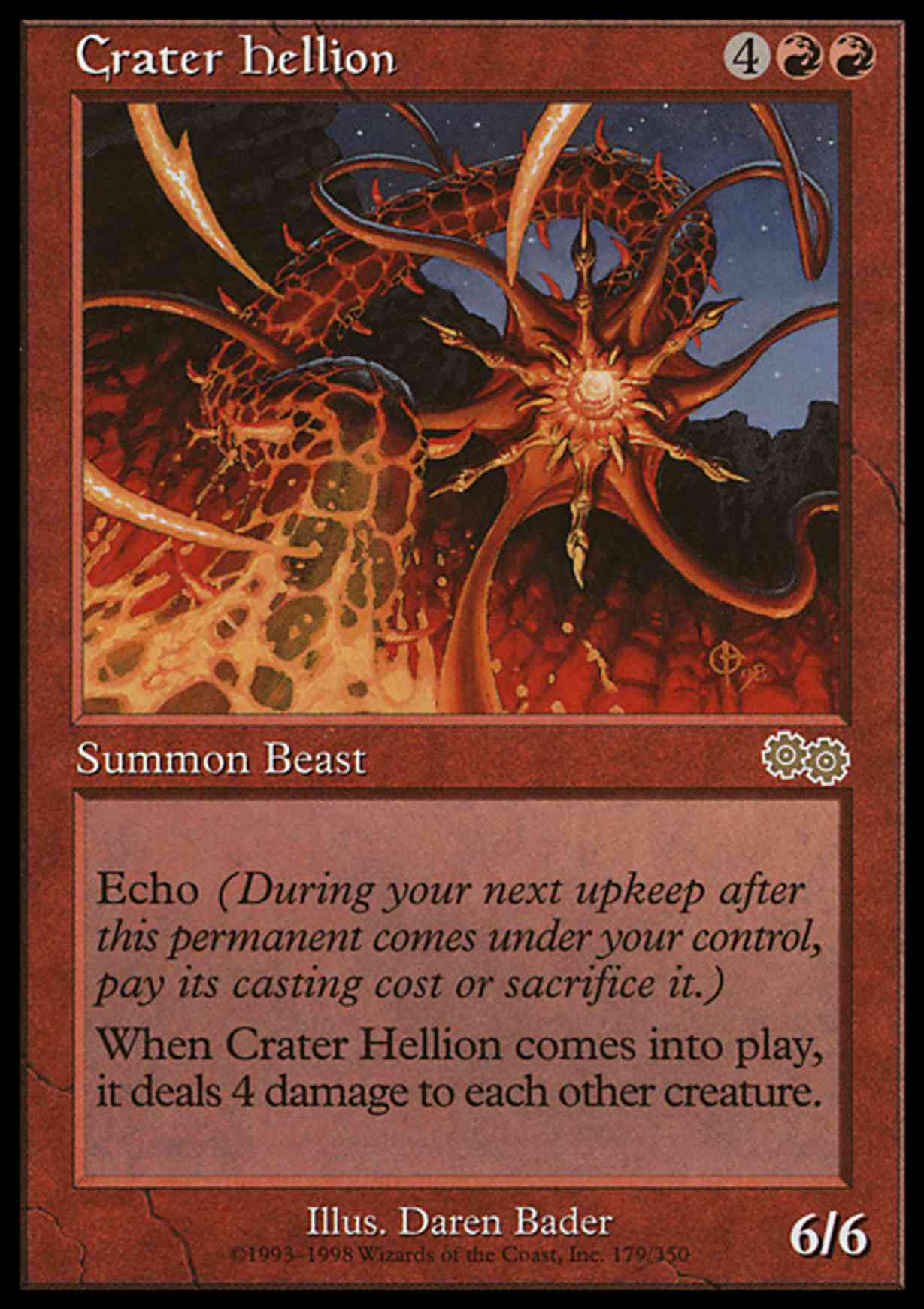 Crater Hellion magic card front