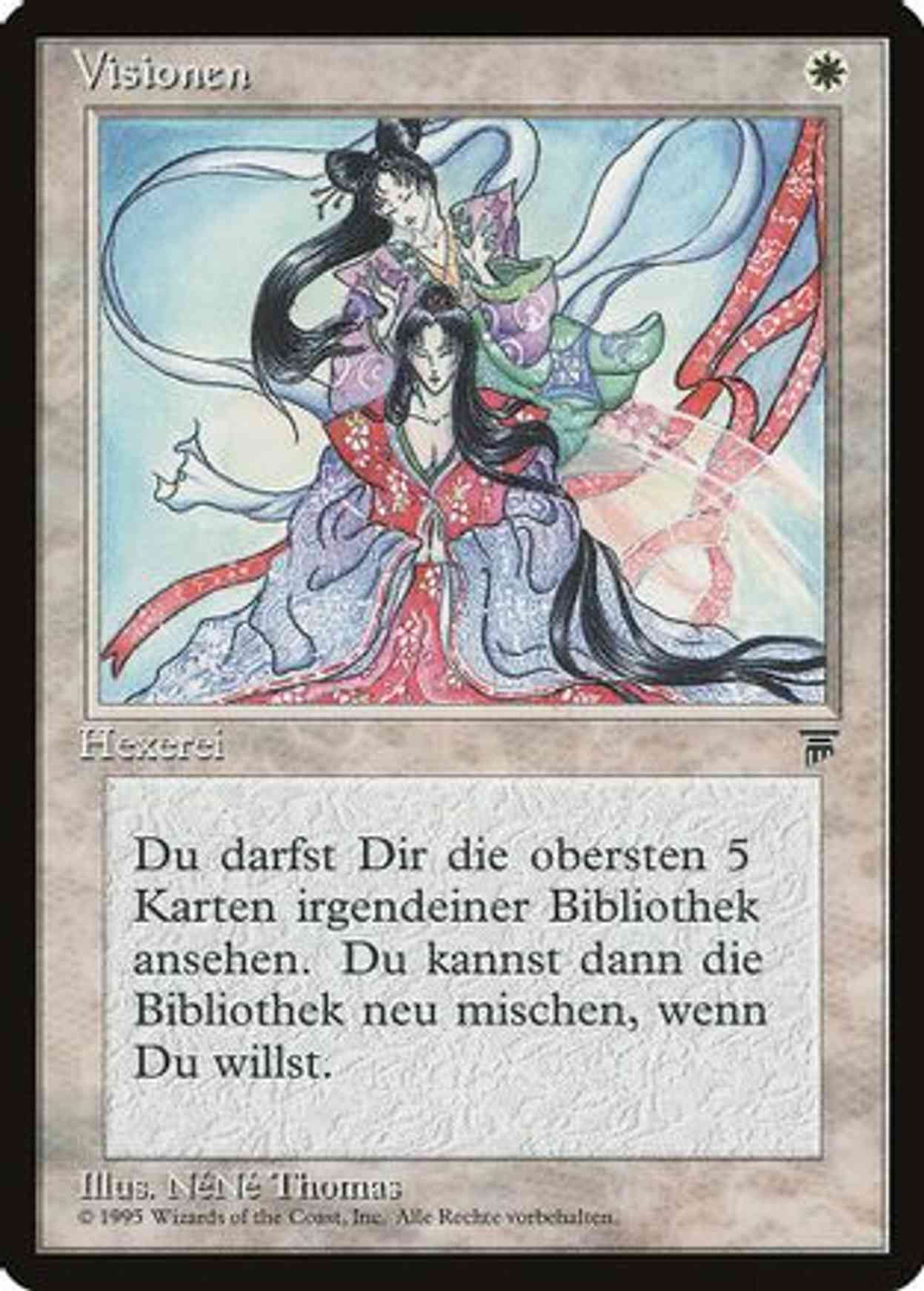 Visions (German) - "Visionen" magic card front