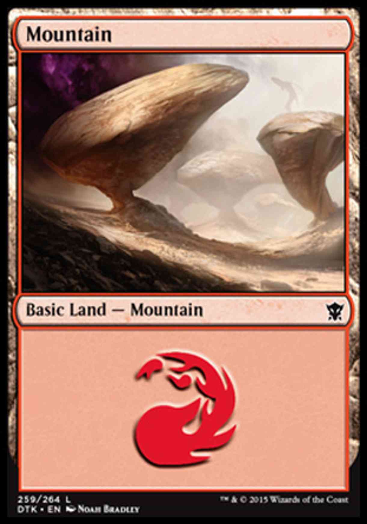 Mountain (259) magic card front