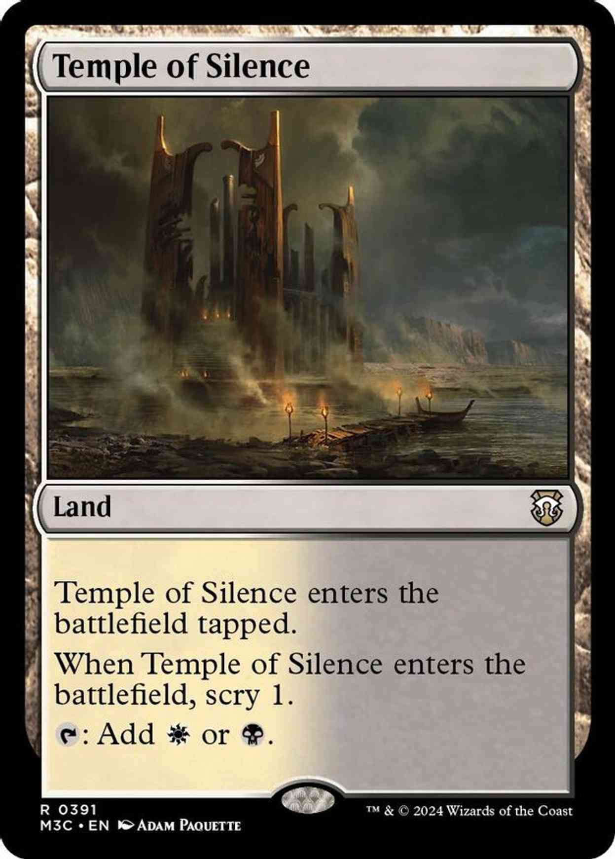 Temple of Silence (Ripple Foil) magic card front