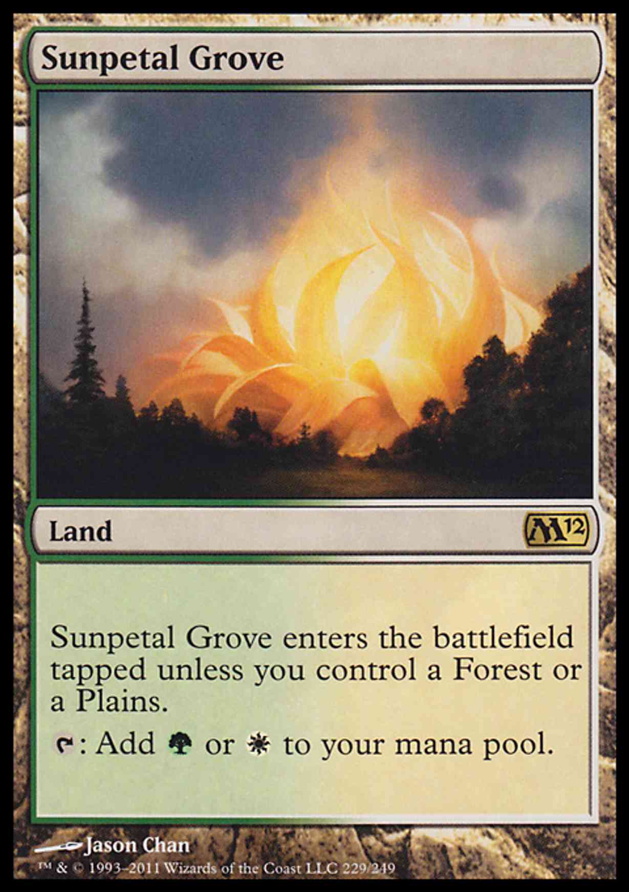 MTG SUNPETAL GROVE EXC - BOSCHETTO DI PETALI SOLARI - XLN - MAGIC