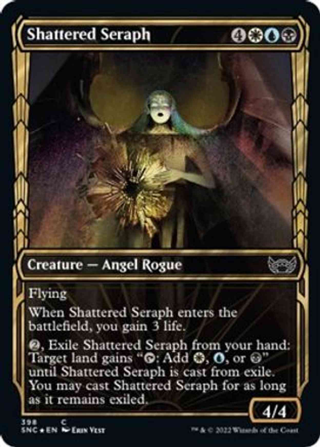 Shattered Seraph (Gilded Foil) magic card front