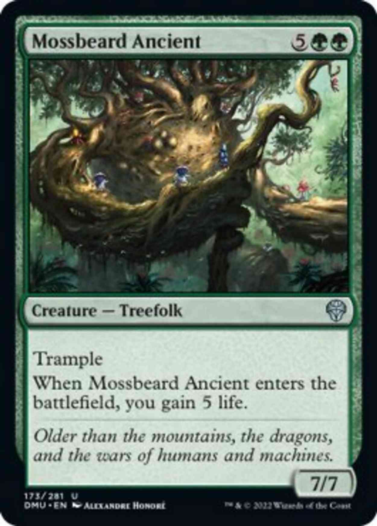 Mossbeard Ancient magic card front