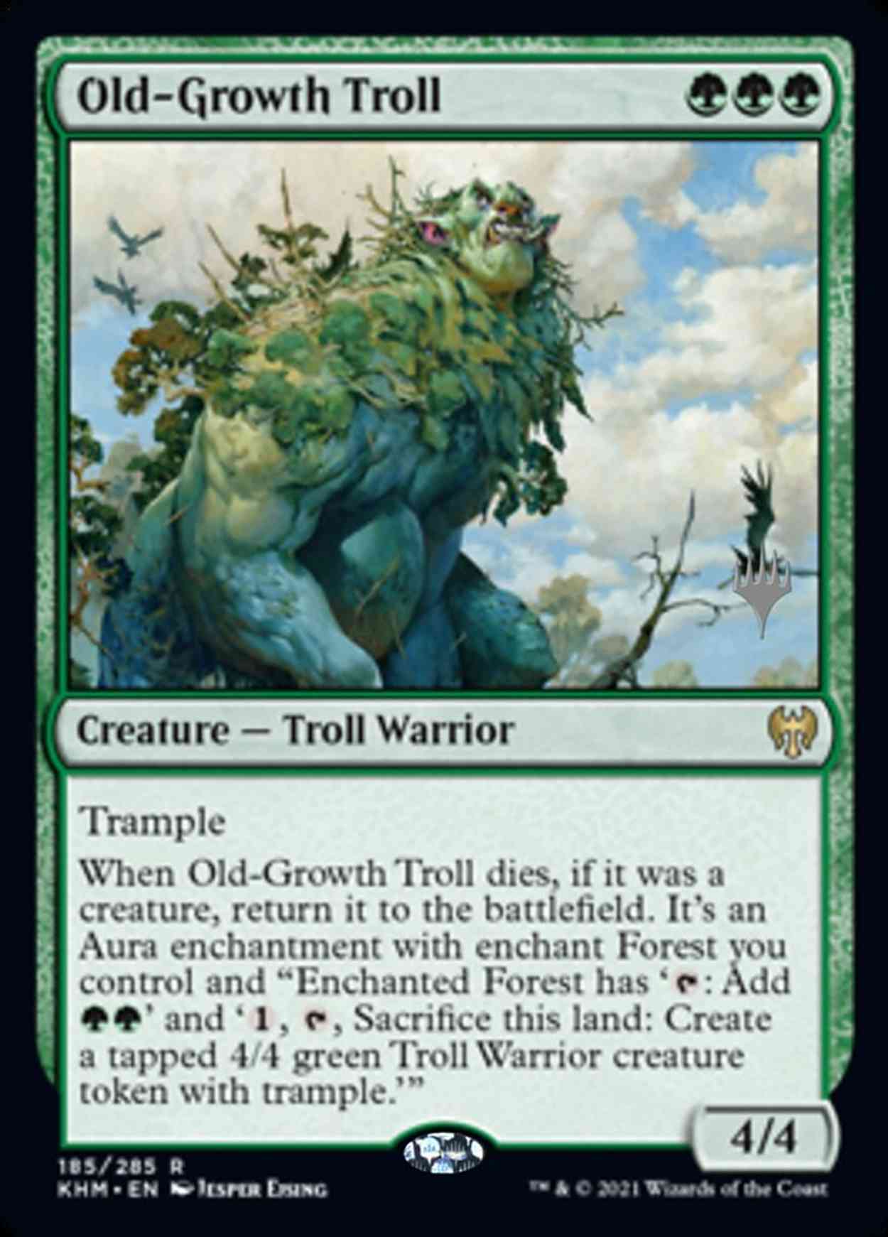 Old-Growth Troll magic card front