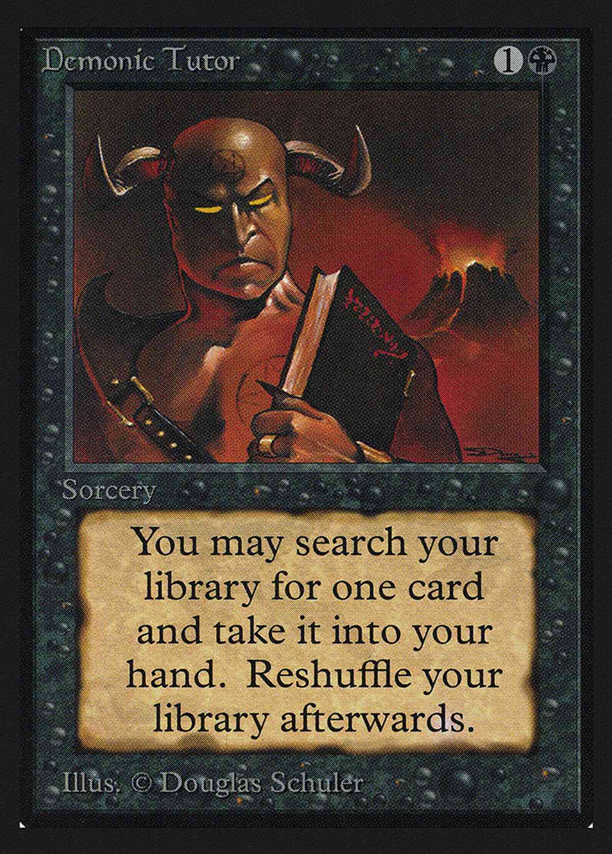 Demonic Tutor (IE) magic card front