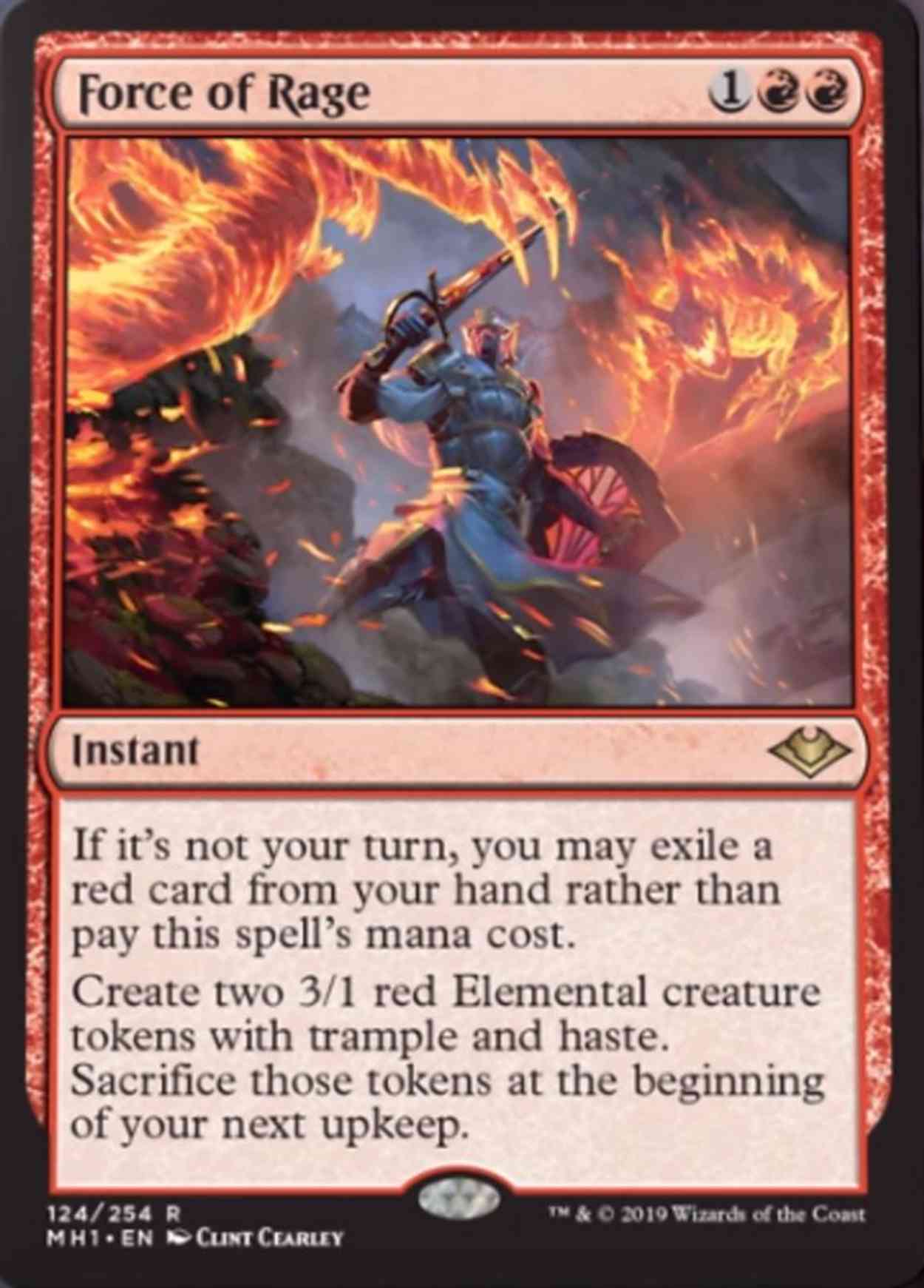 Force of Rage magic card front