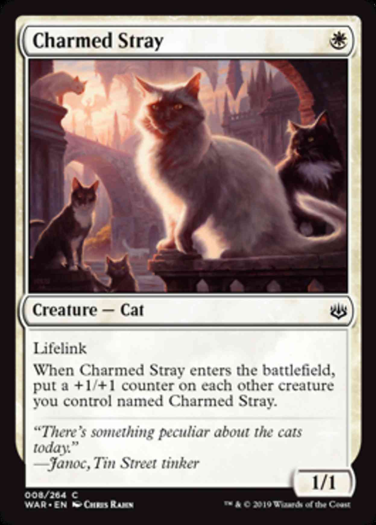 Charmed Stray magic card front