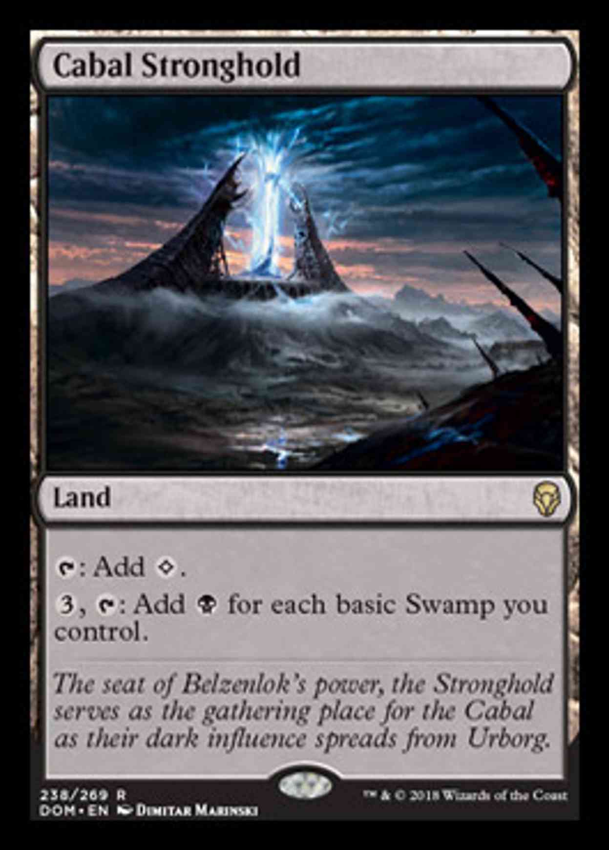 Cabal Stronghold magic card front