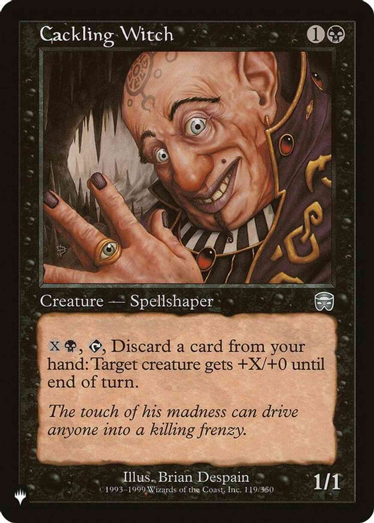 Cackling Witch magic card front