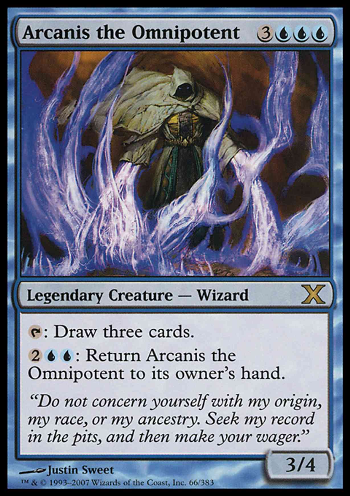 Arcanis the Omnipotent magic card front