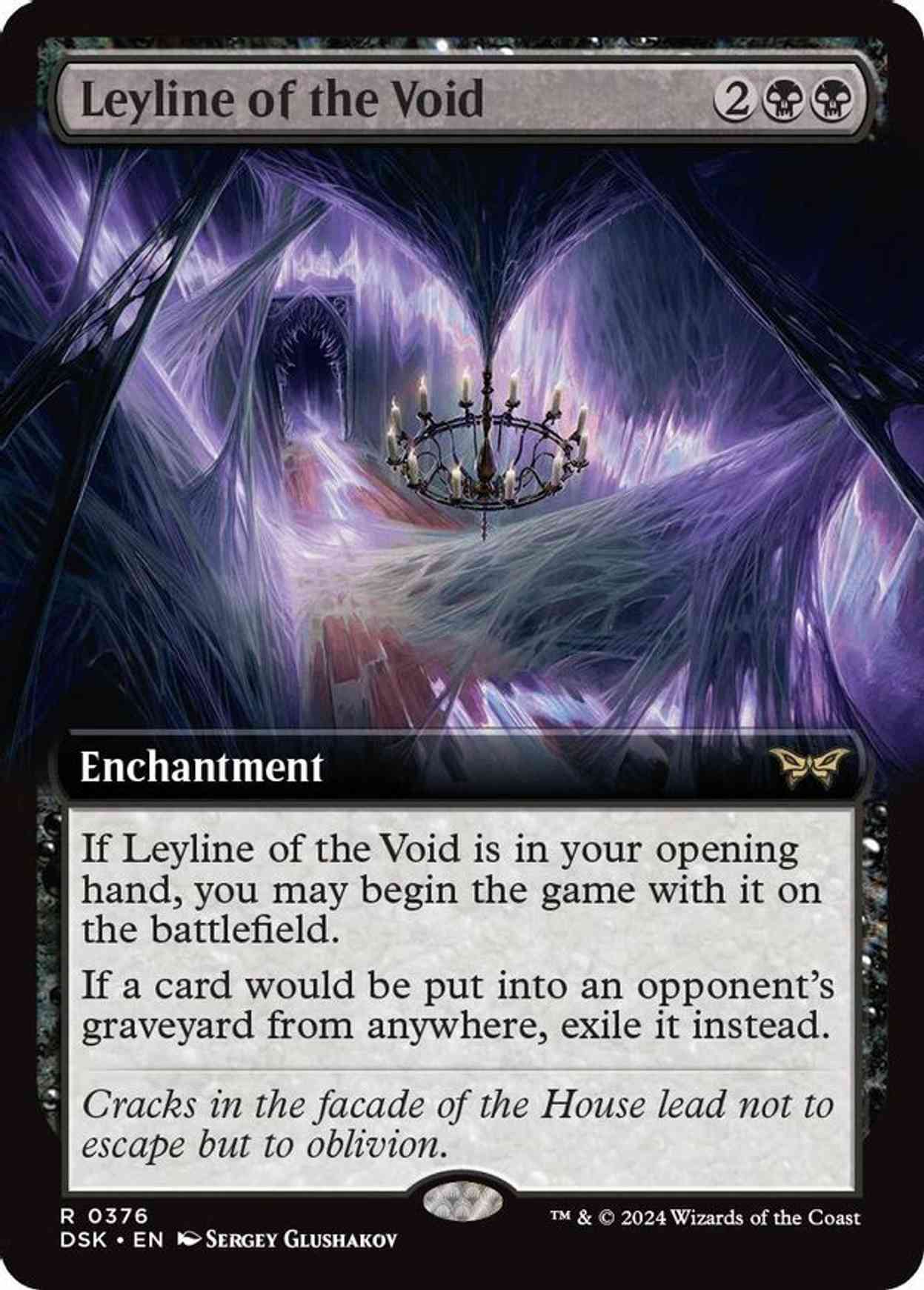 Leyline of the Void (Extended Art) magic card front