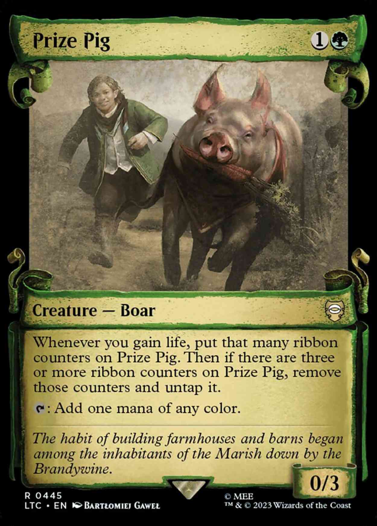 Prize Pig (Showcase Scrolls) magic card front