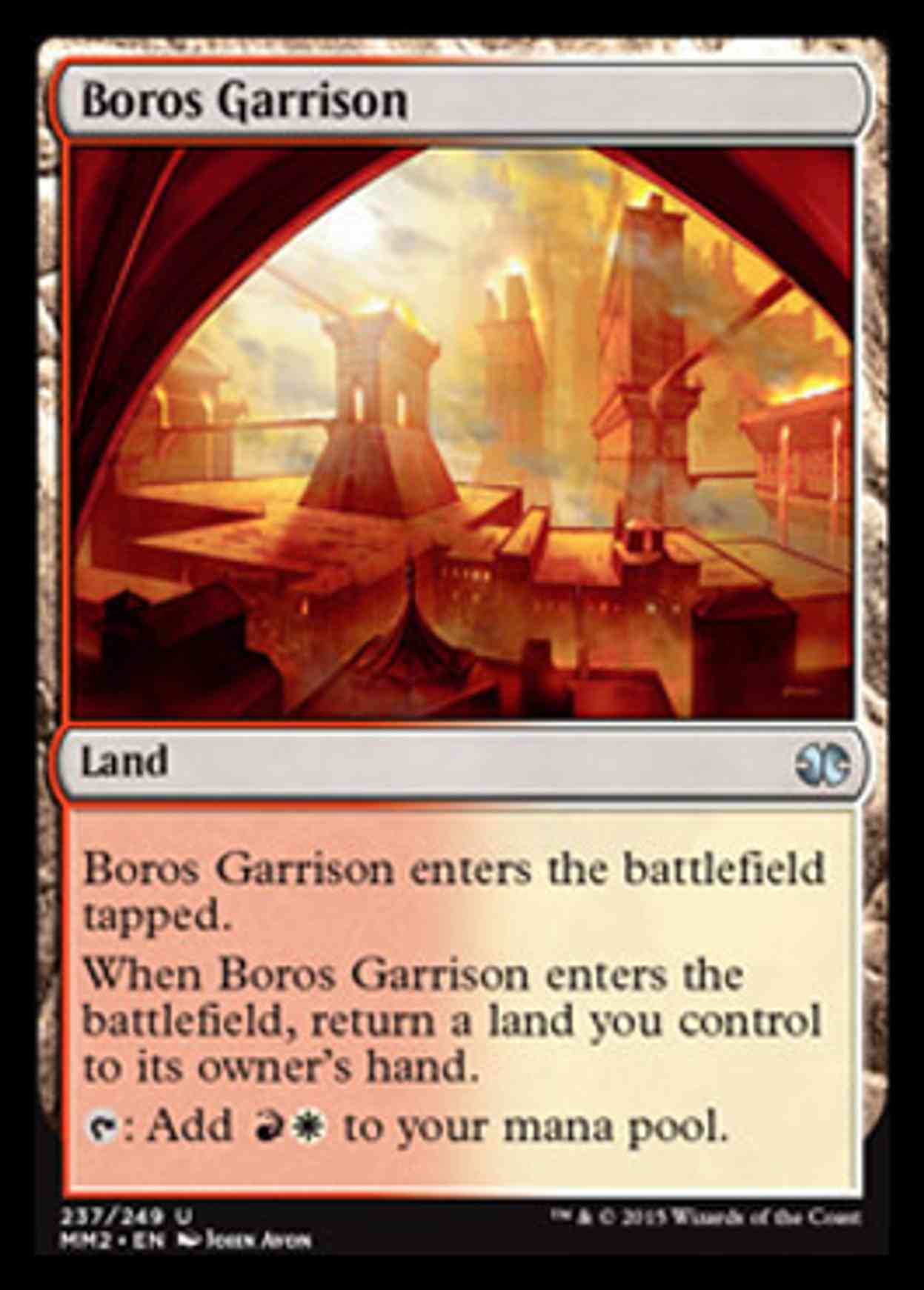 Boros Garrison magic card front