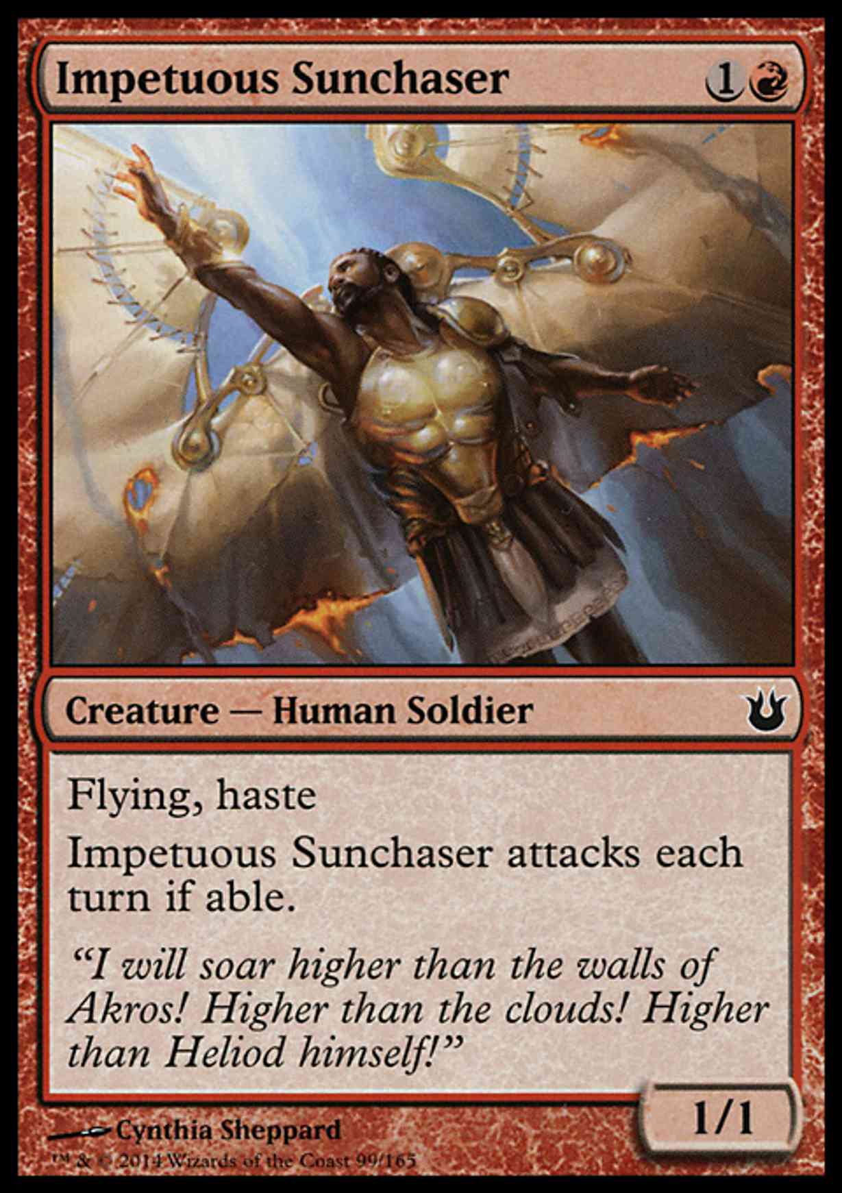 Impetuous Sunchaser magic card front