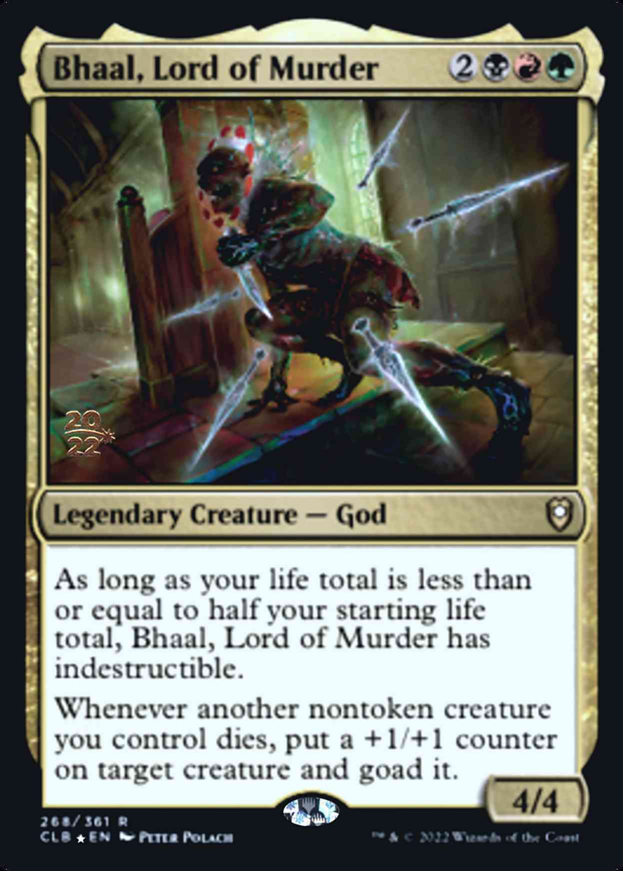 Bhaal, Lord of Murder magic card front