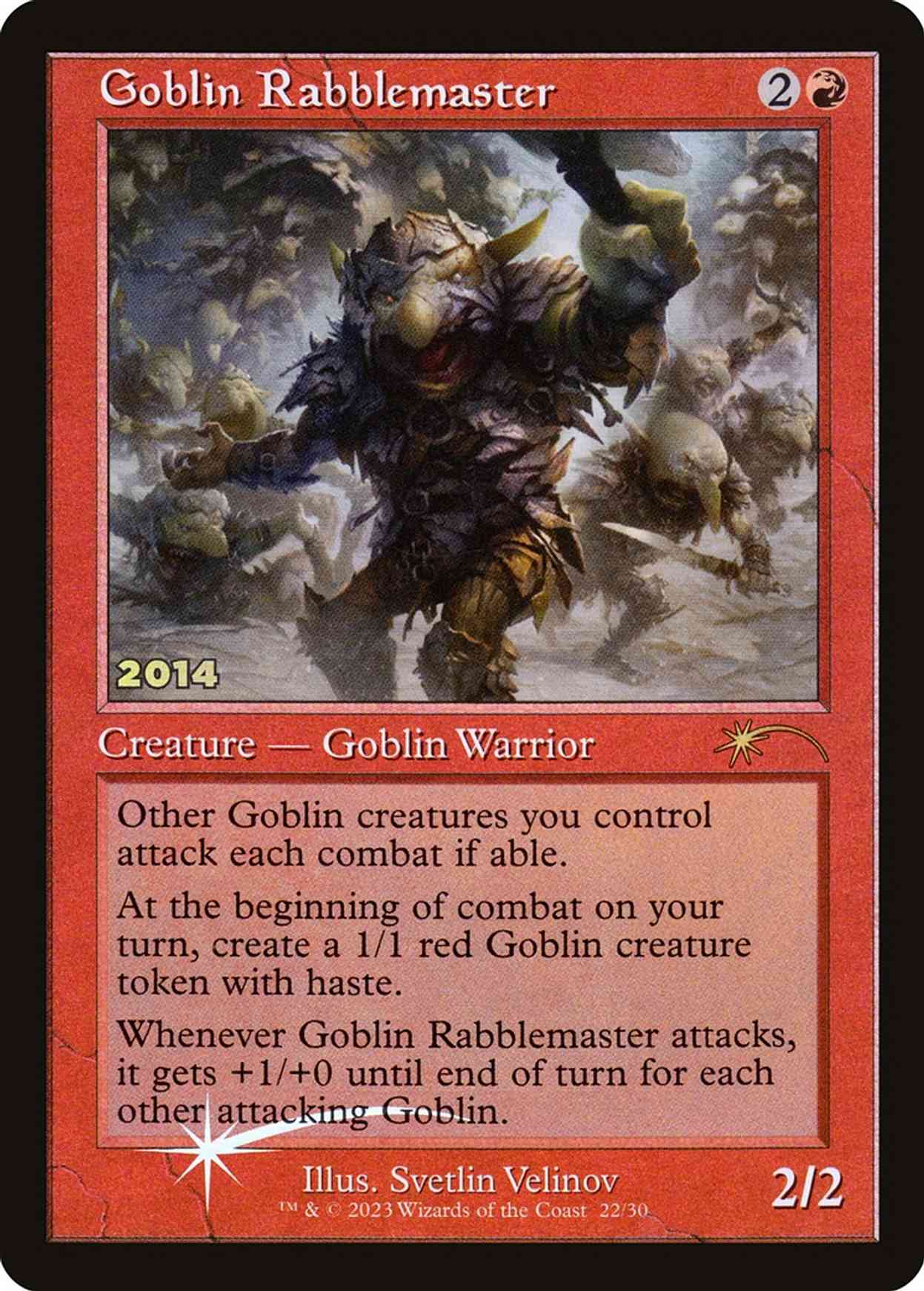 Goblin Rabblemaster magic card front