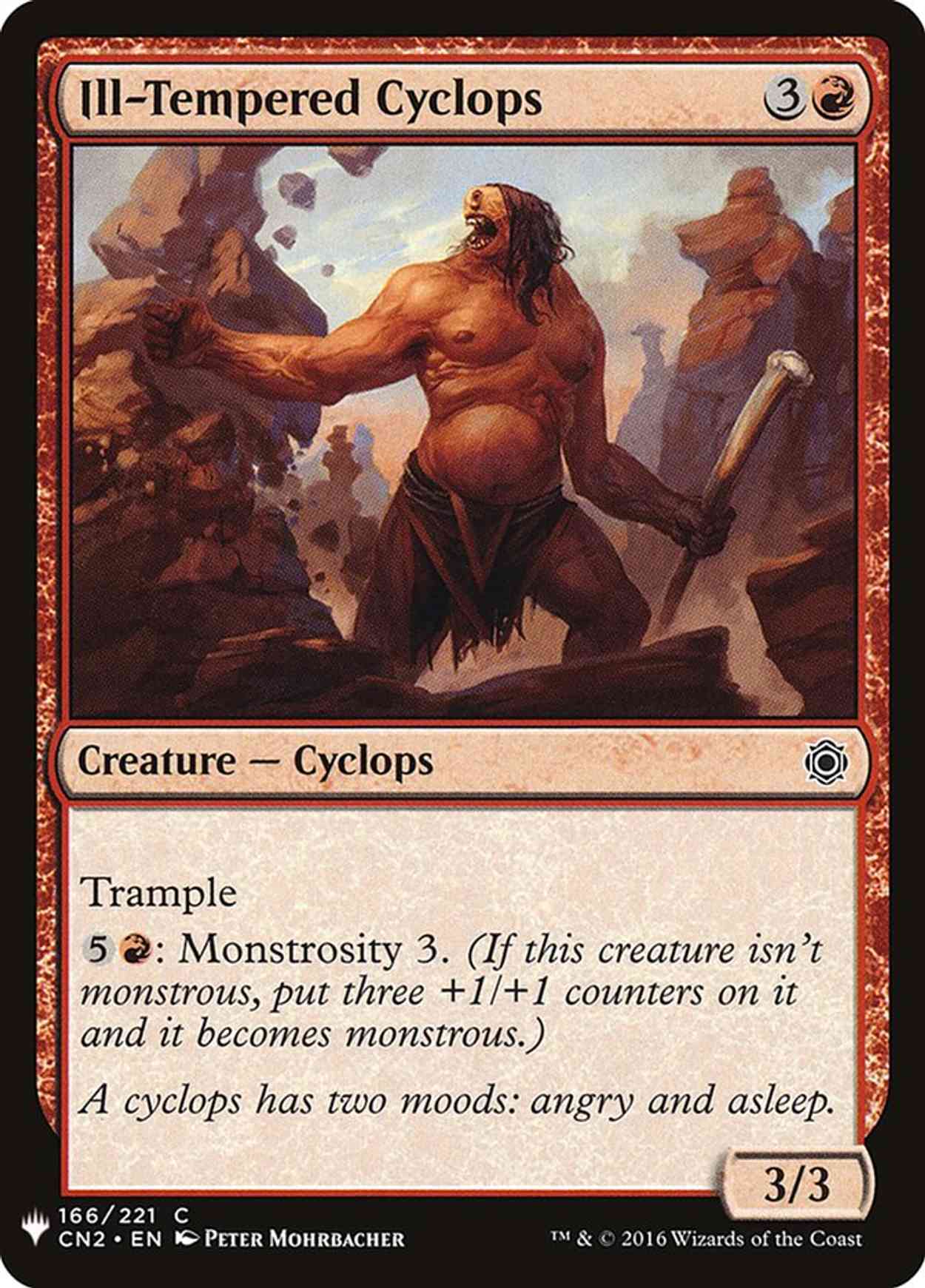 Ill-Tempered Cyclops magic card front
