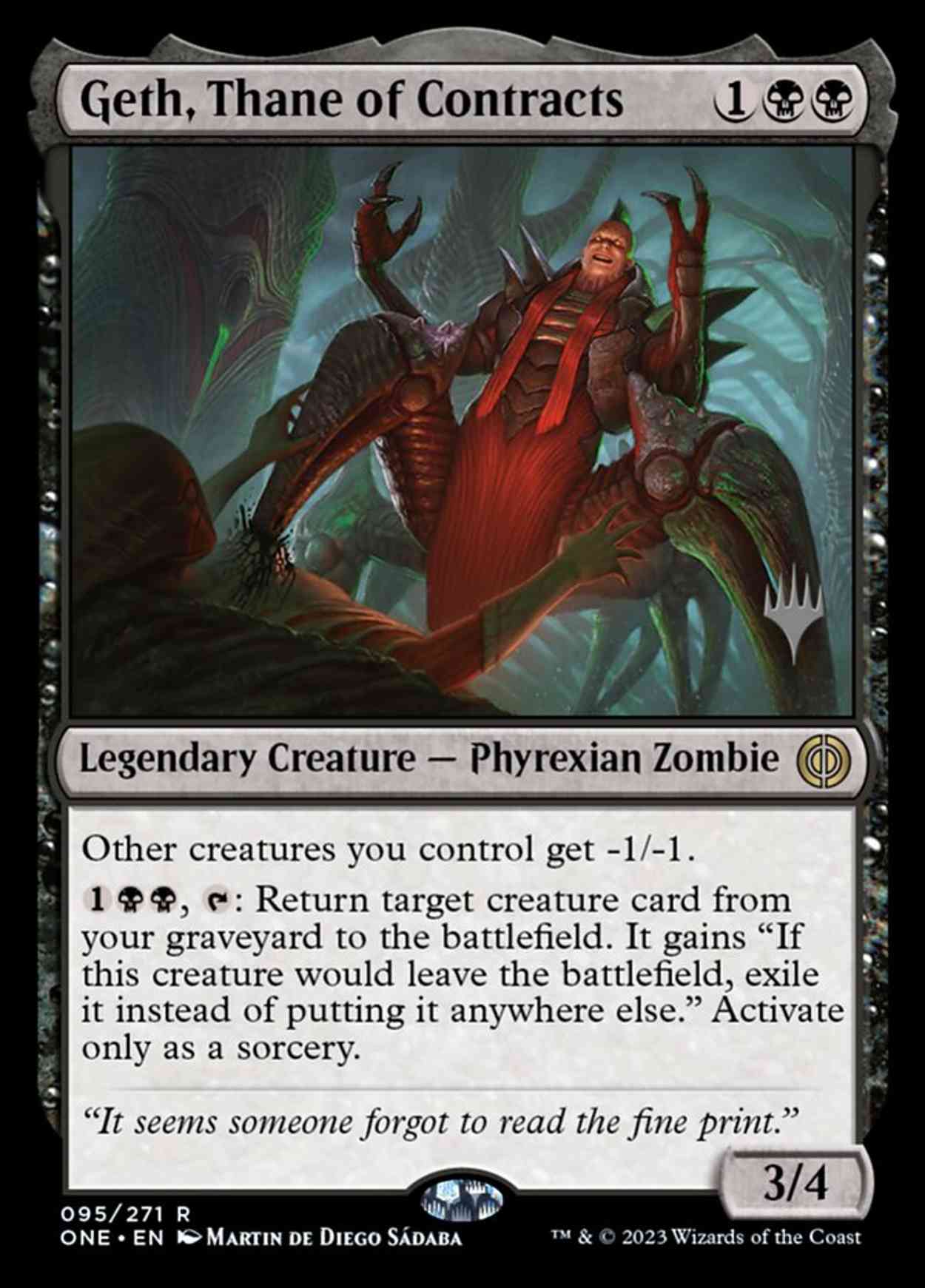 Geth, Thane of Contracts magic card front