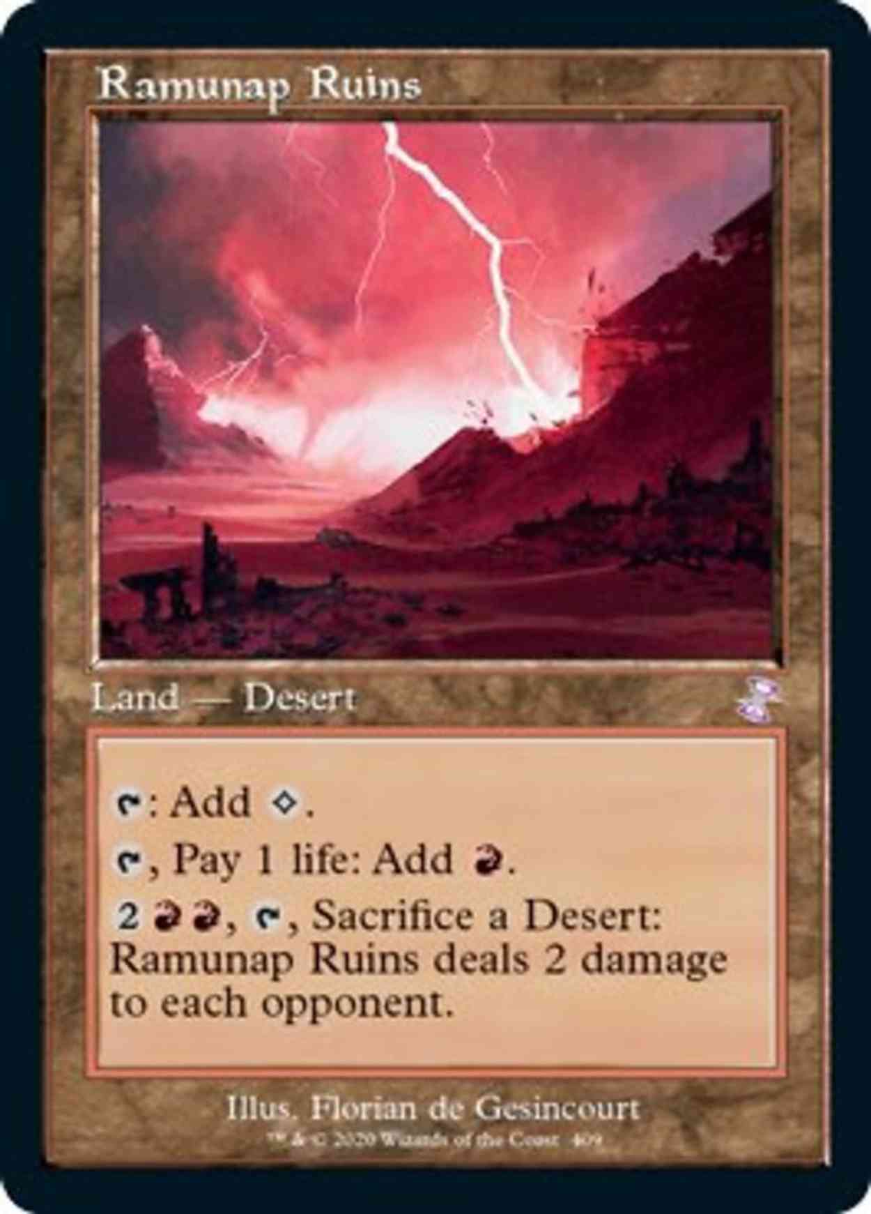 Ramunap Ruins magic card front