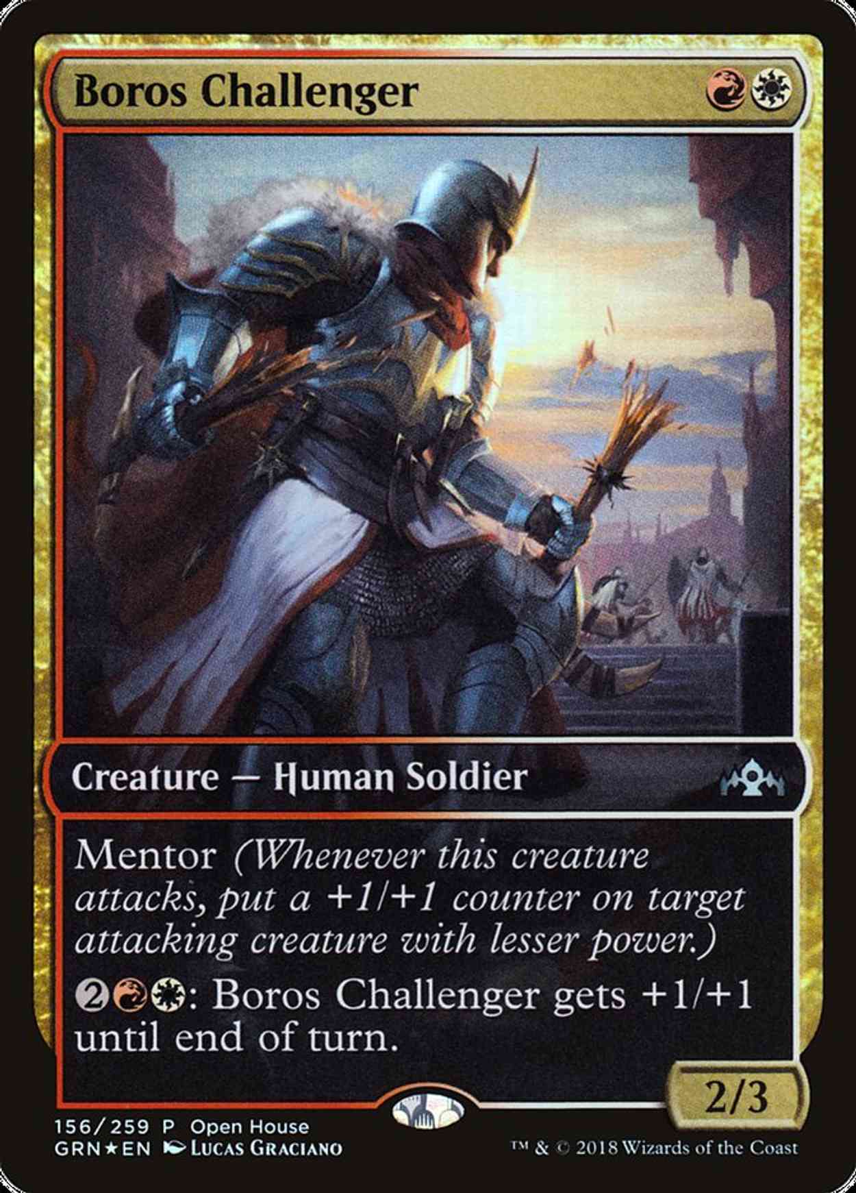 Boros Challenger magic card front