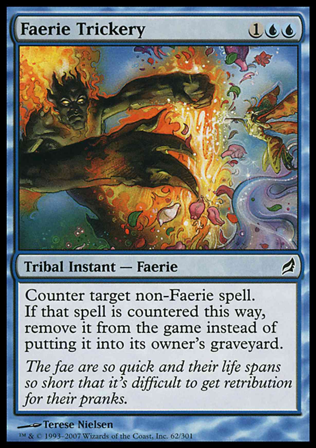 Faerie Trickery magic card front