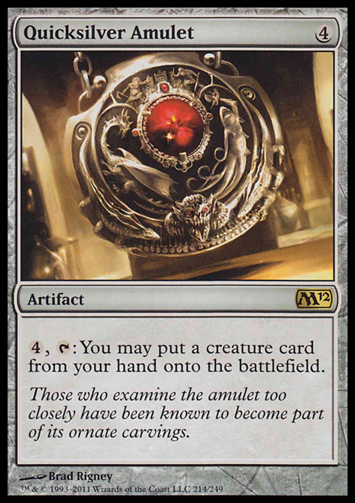 Quicksilver Amulet magic card front