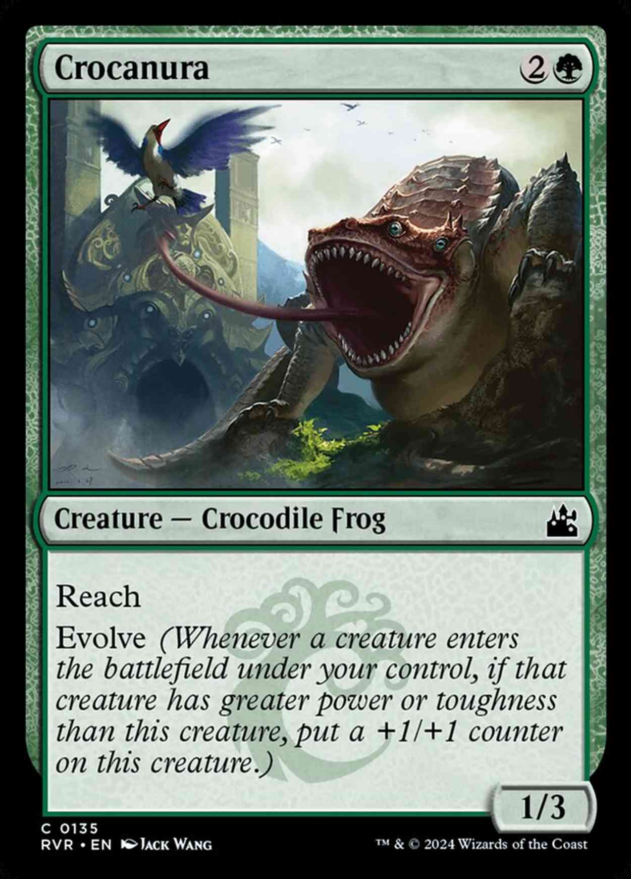 Crocanura magic card front