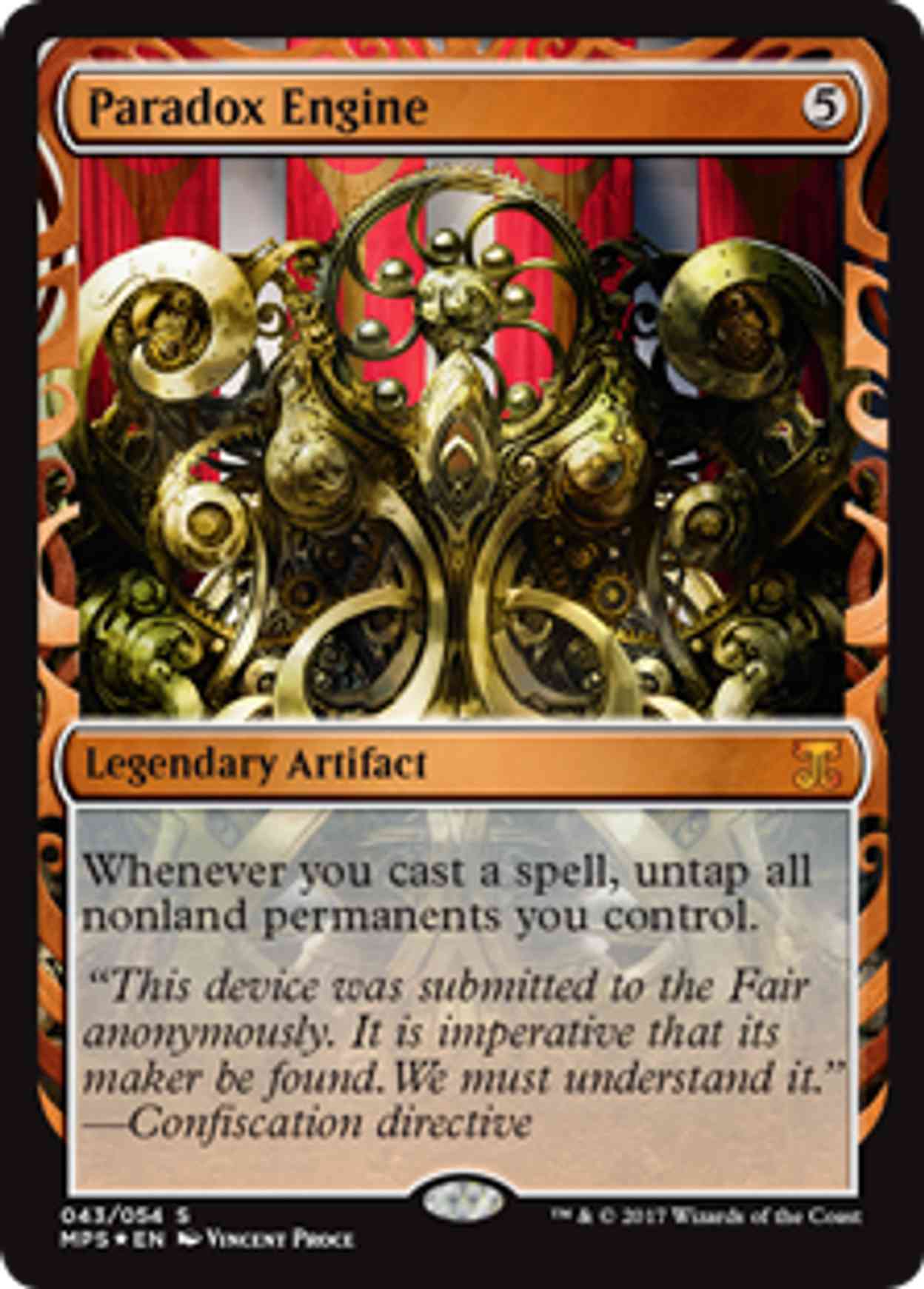 Paradox Engine magic card front