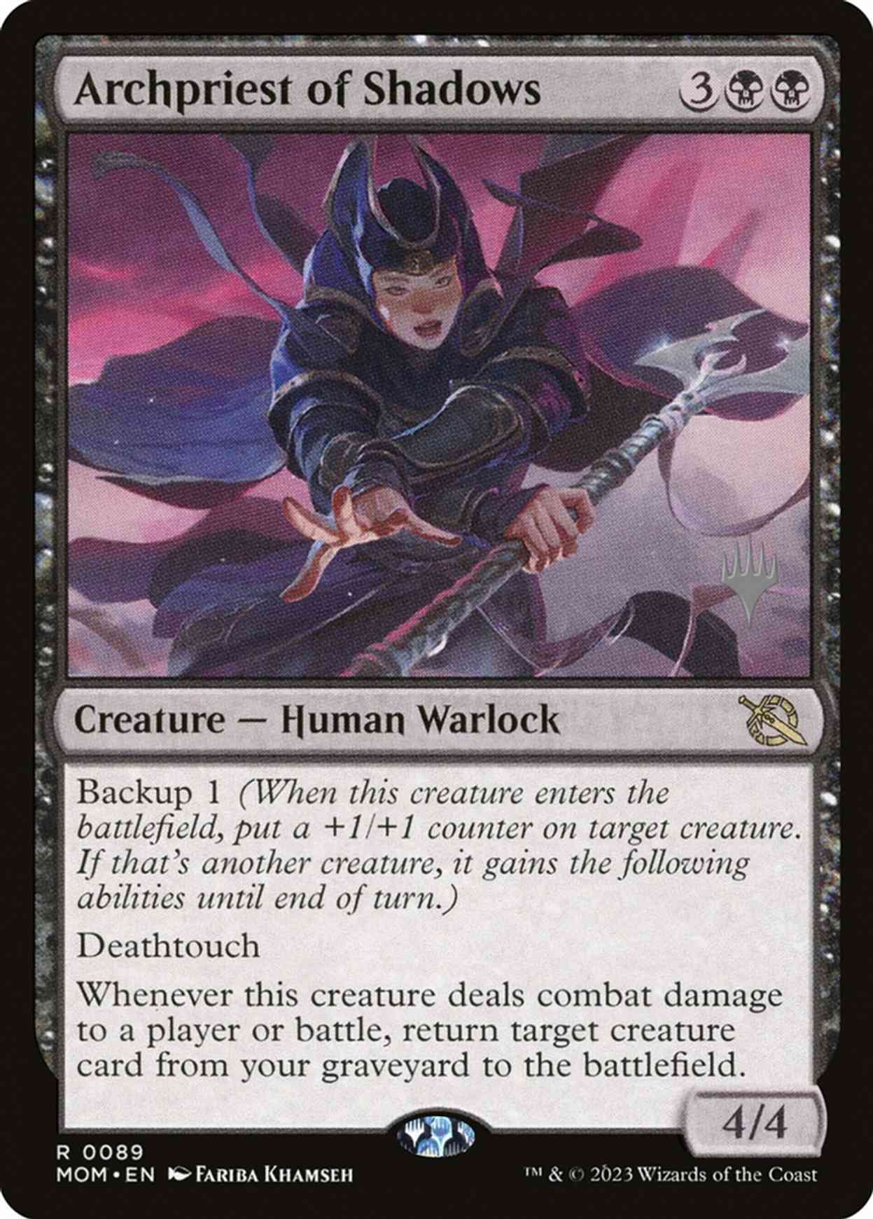 Archpriest of Shadows magic card front