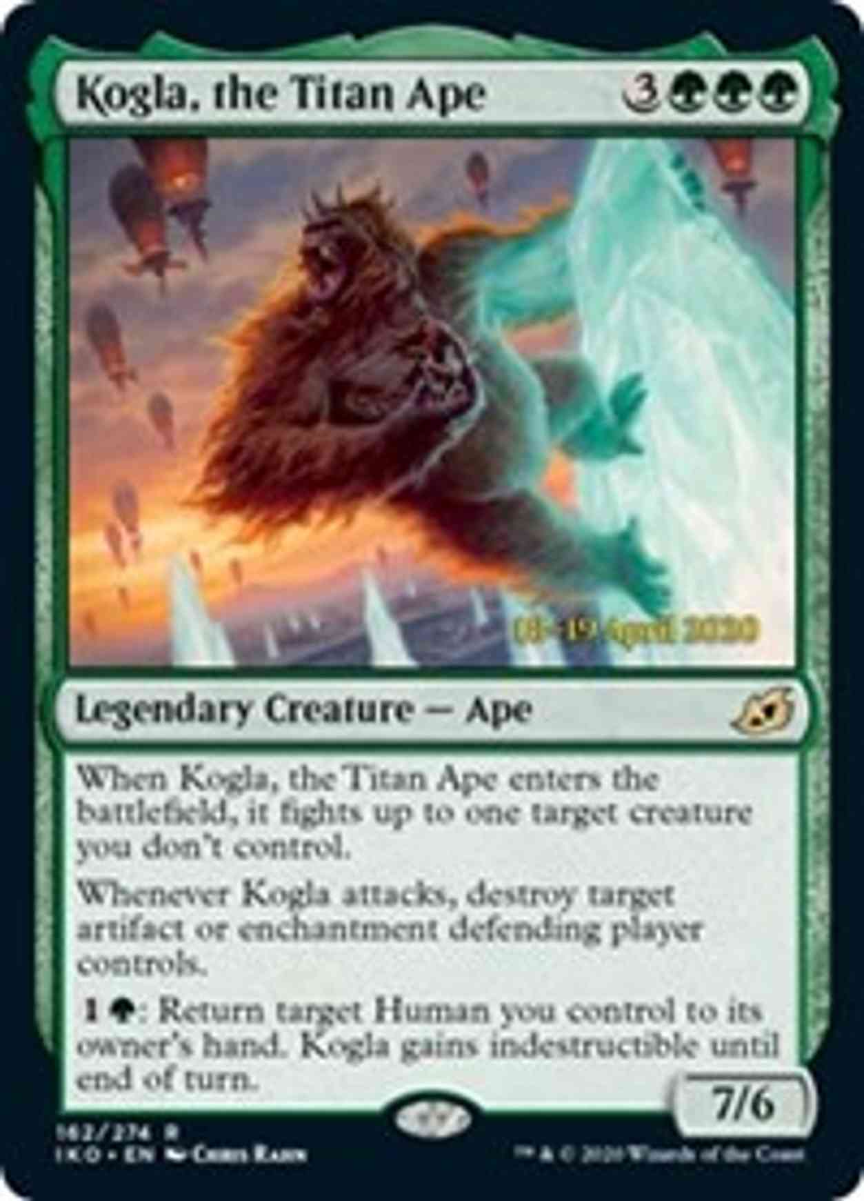 Kogla, the Titan Ape magic card front