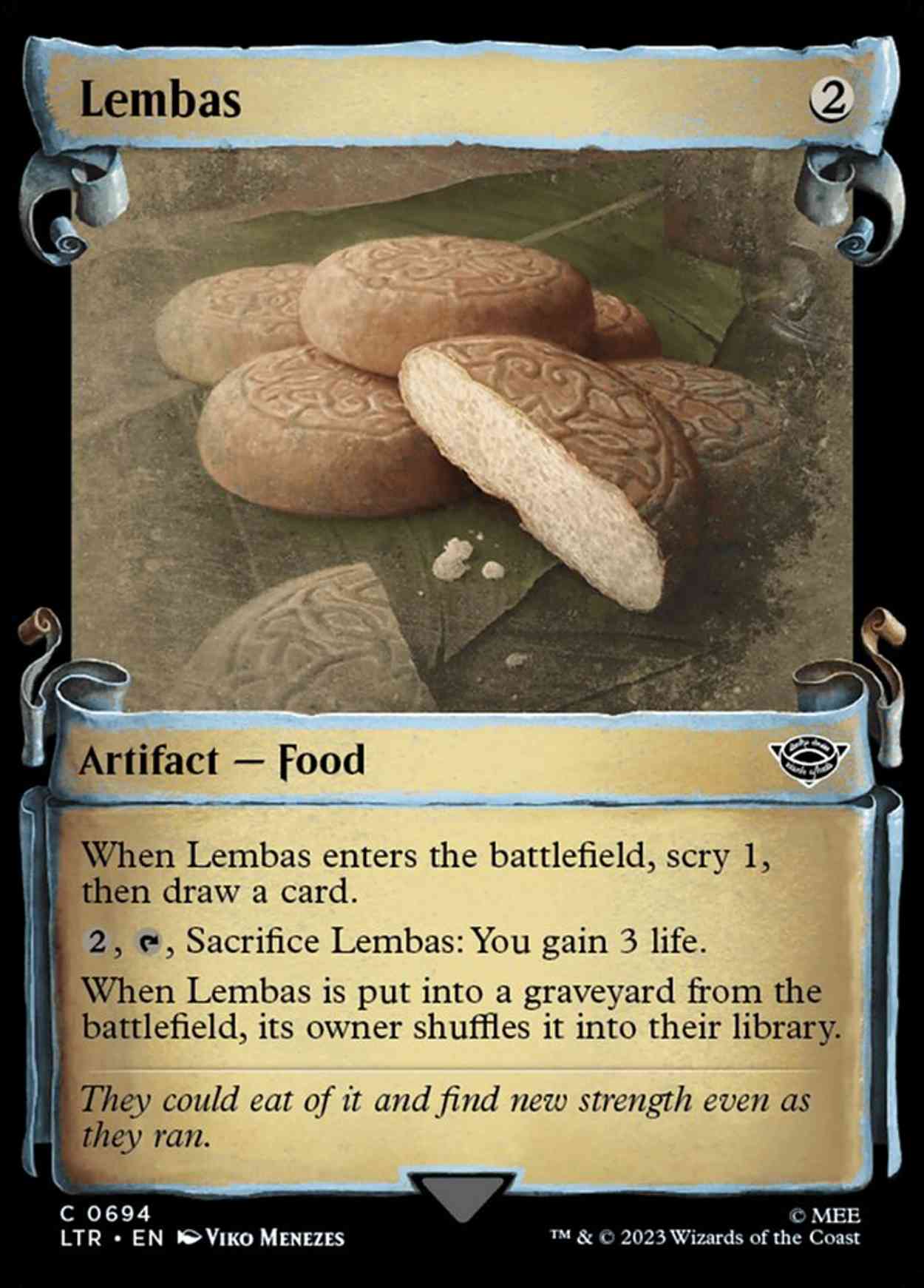 Lembas (Showcase Scrolls) magic card front