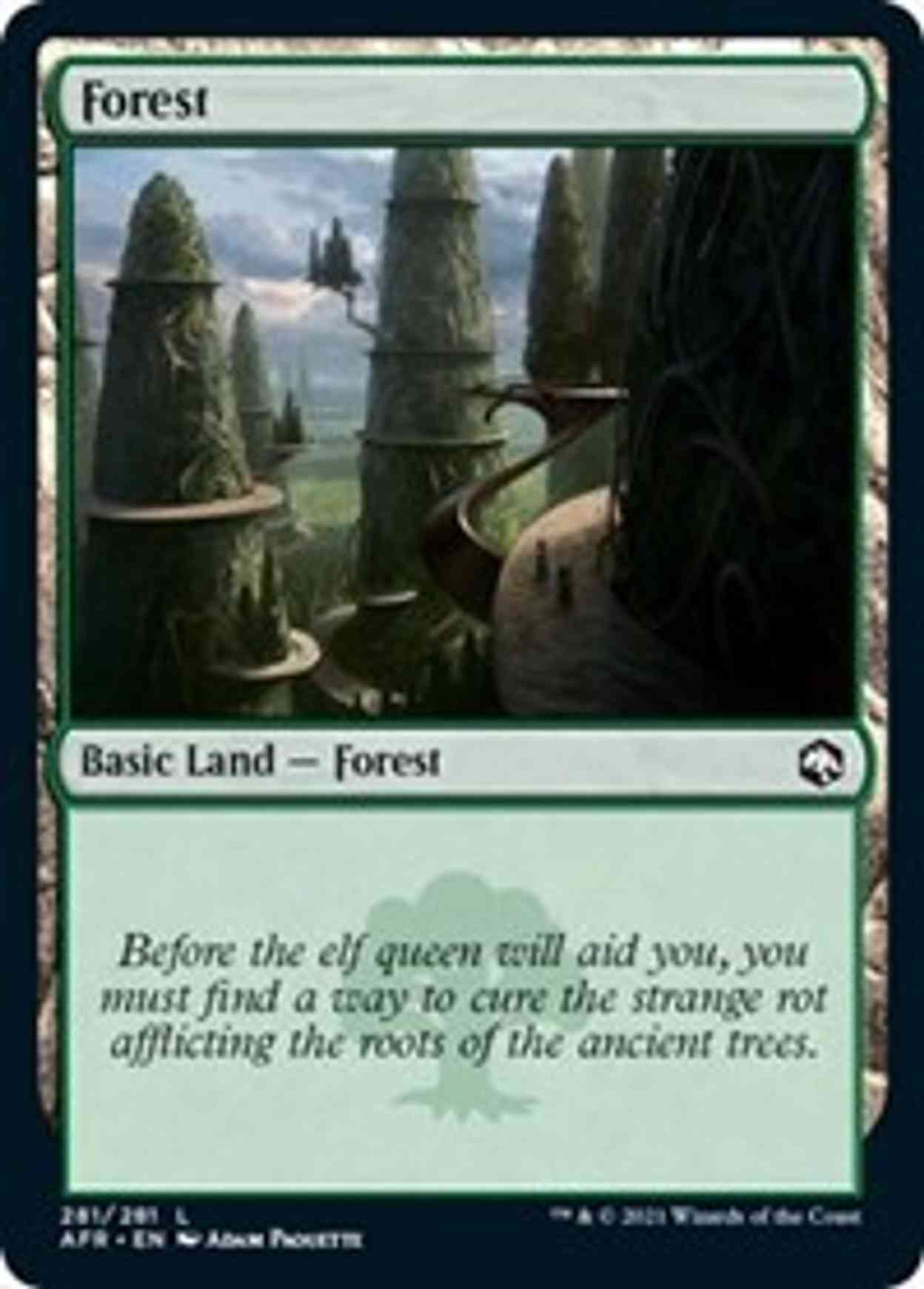 Forest (281) magic card front
