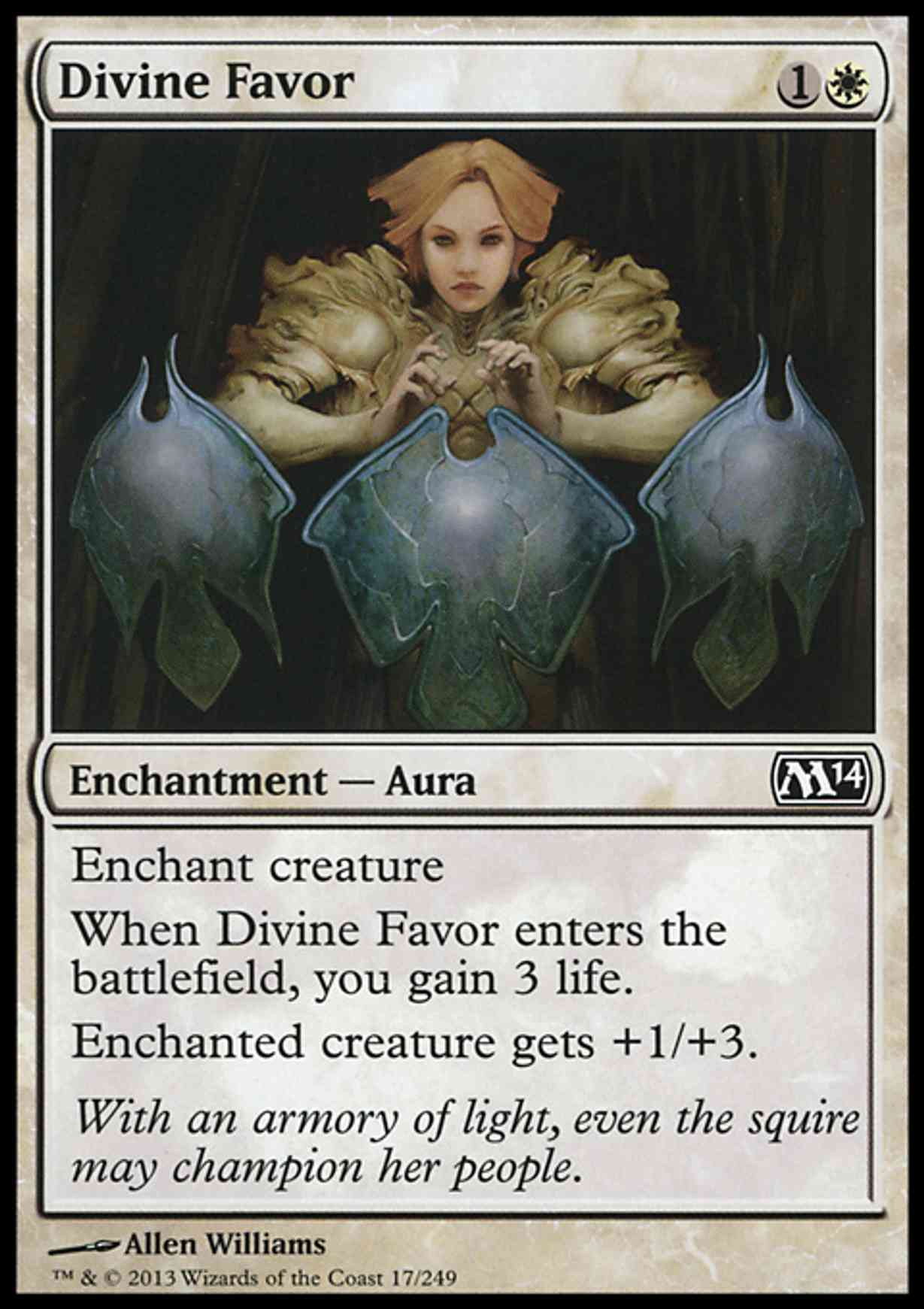 Divine Favor magic card front