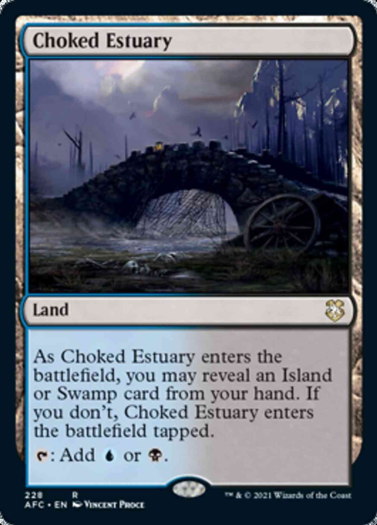 Choked Estuary magic card front