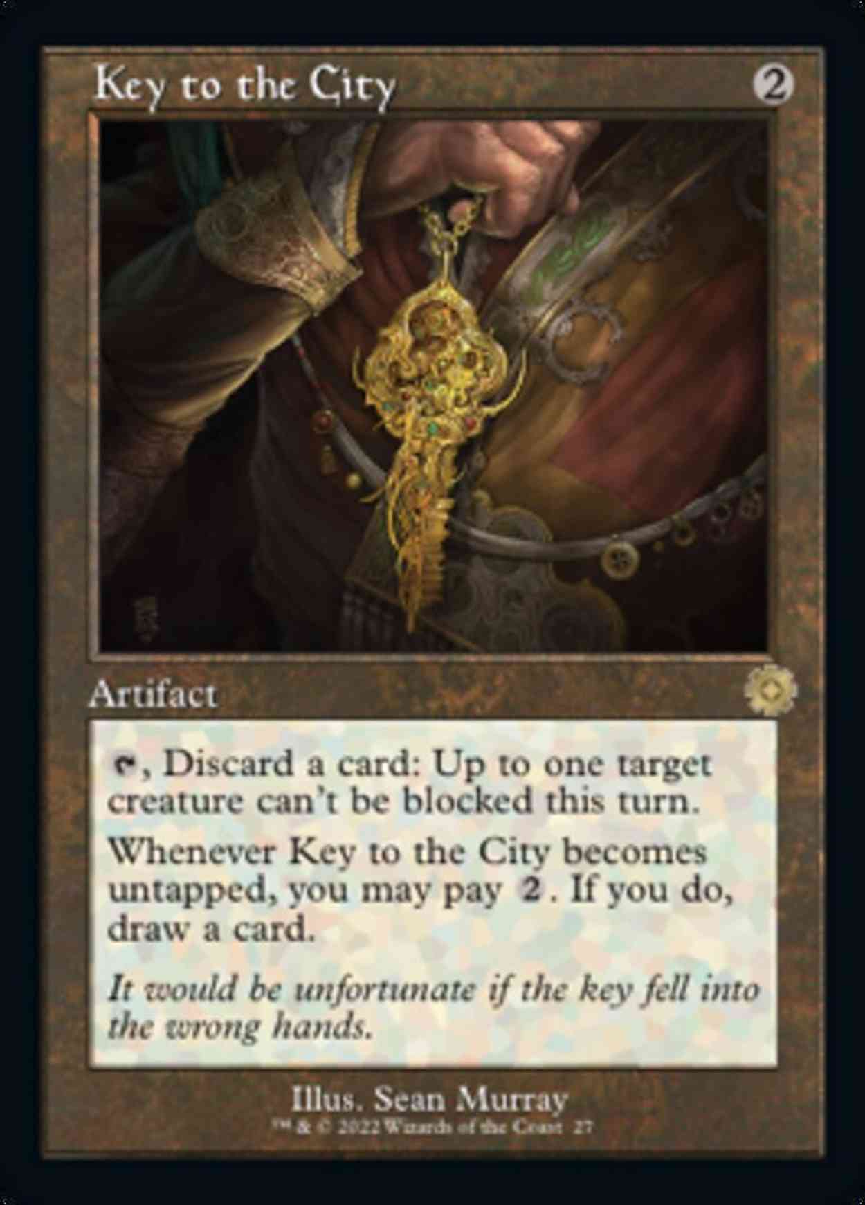 Key to the City magic card front
