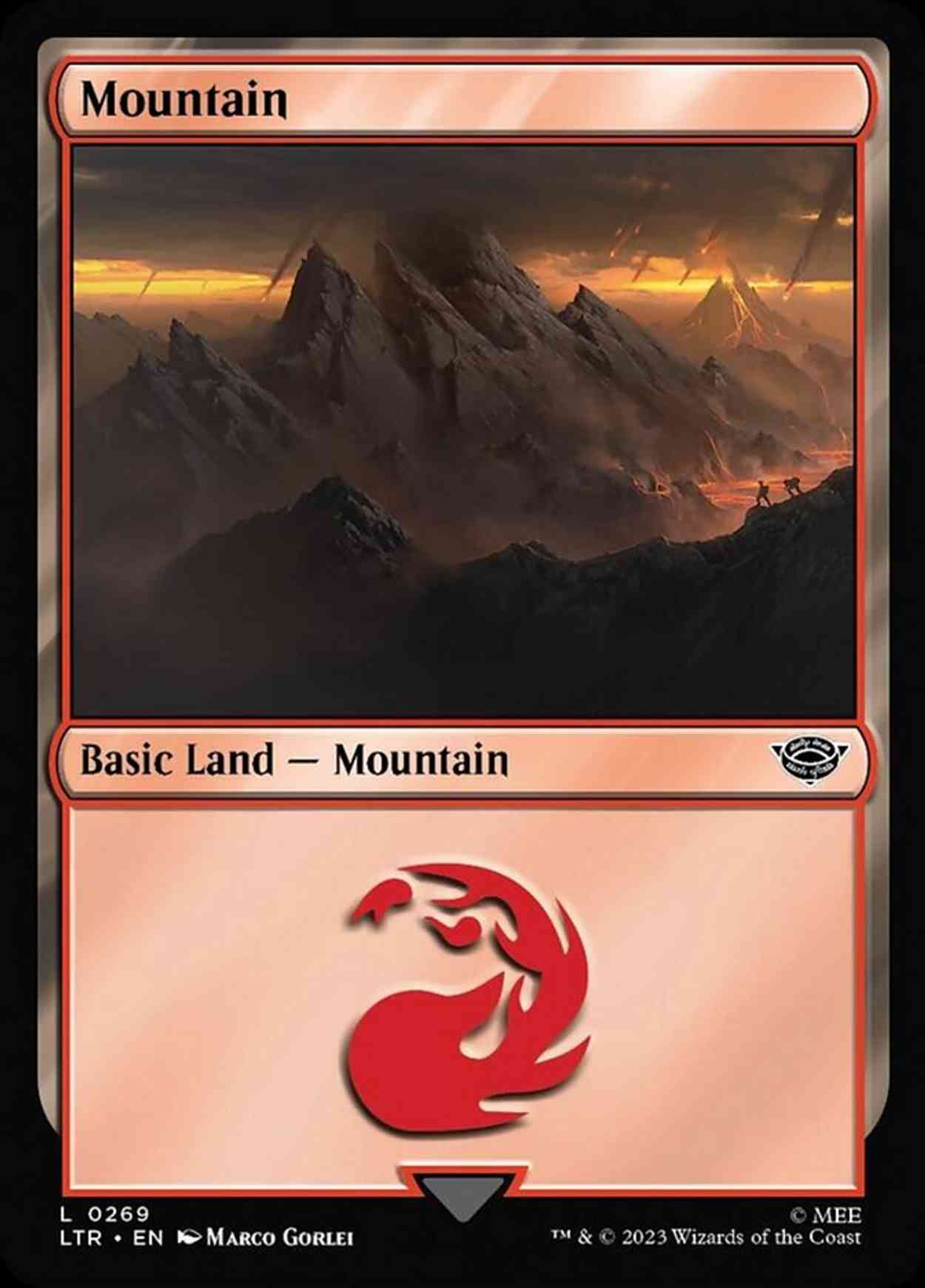 Mountain (0269) magic card front