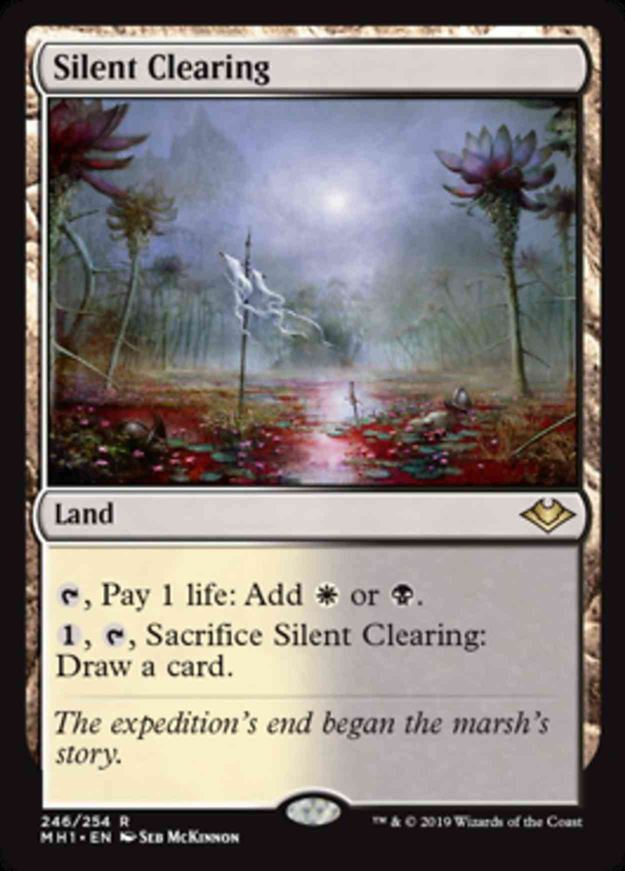 Silent Clearing magic card front
