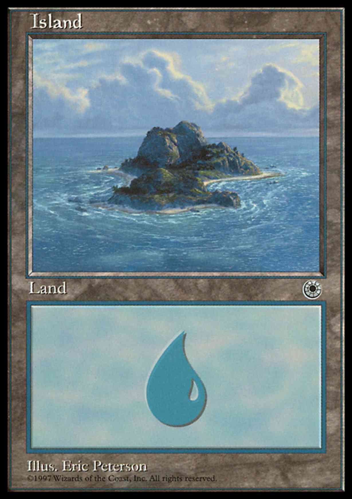 Island (Beach Right) magic card front