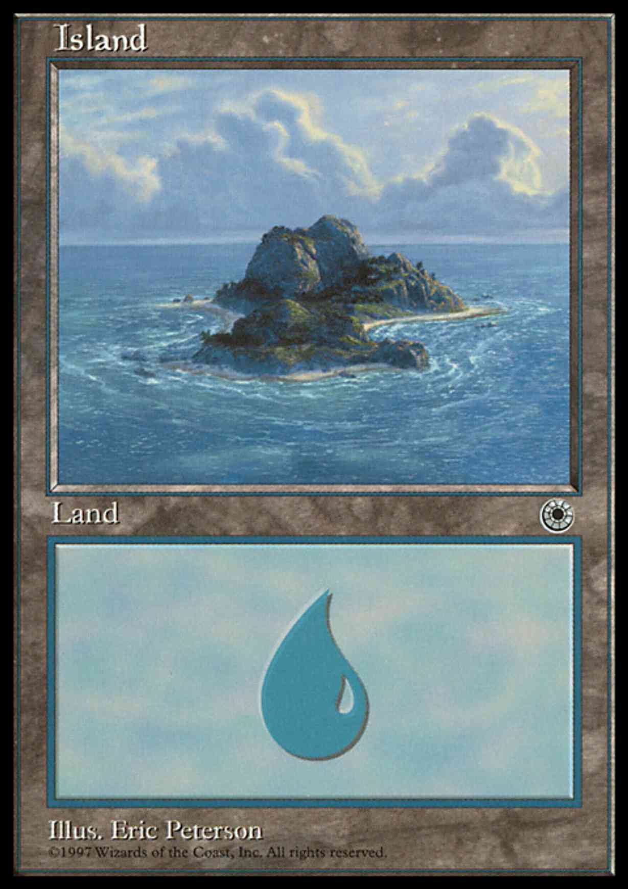 Island (Beach Right) magic card front