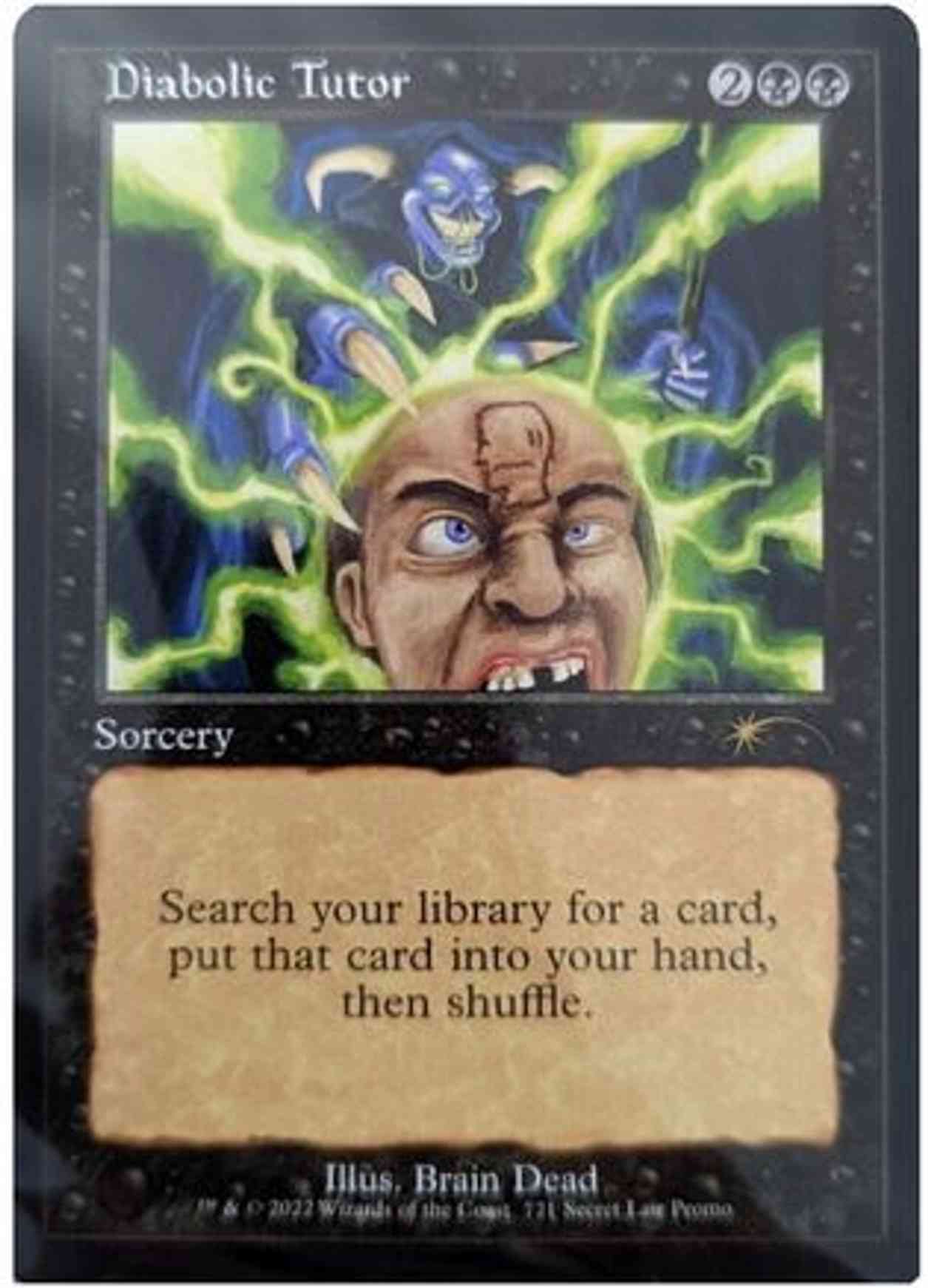 Diabolic Tutor magic card front